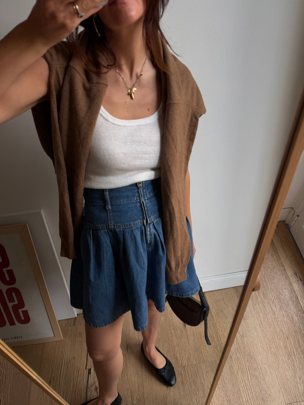 GONNA IN DENIM  A RUOTA
