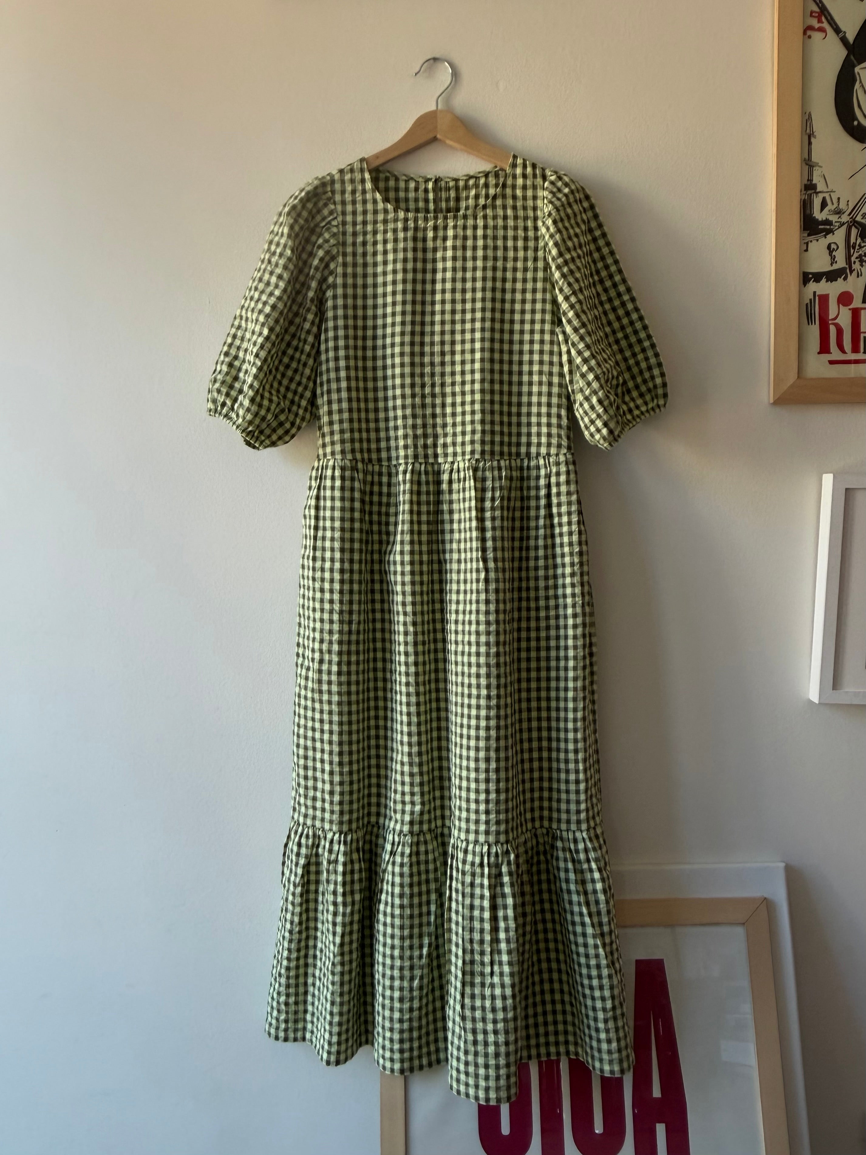 ABITO VICHY VERDE