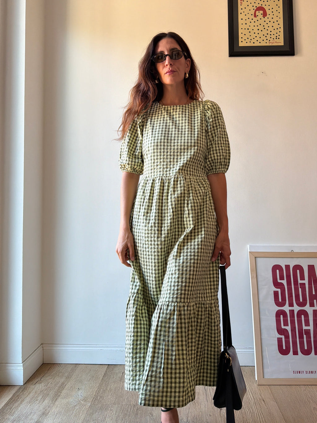ABITO VICHY VERDE