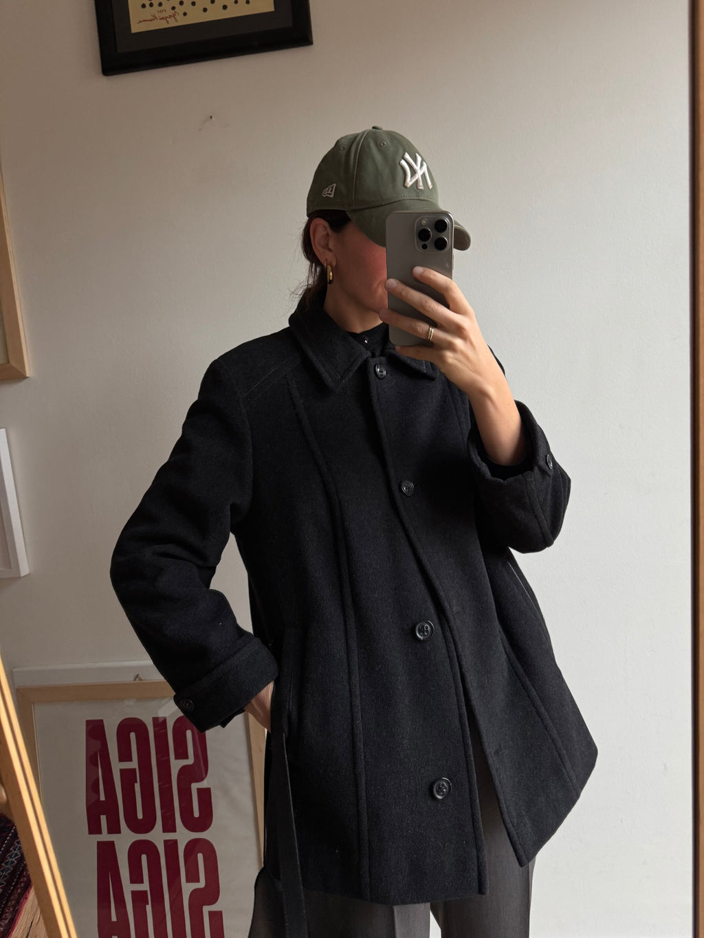 CAPPOTTO CORTO GRIGIO