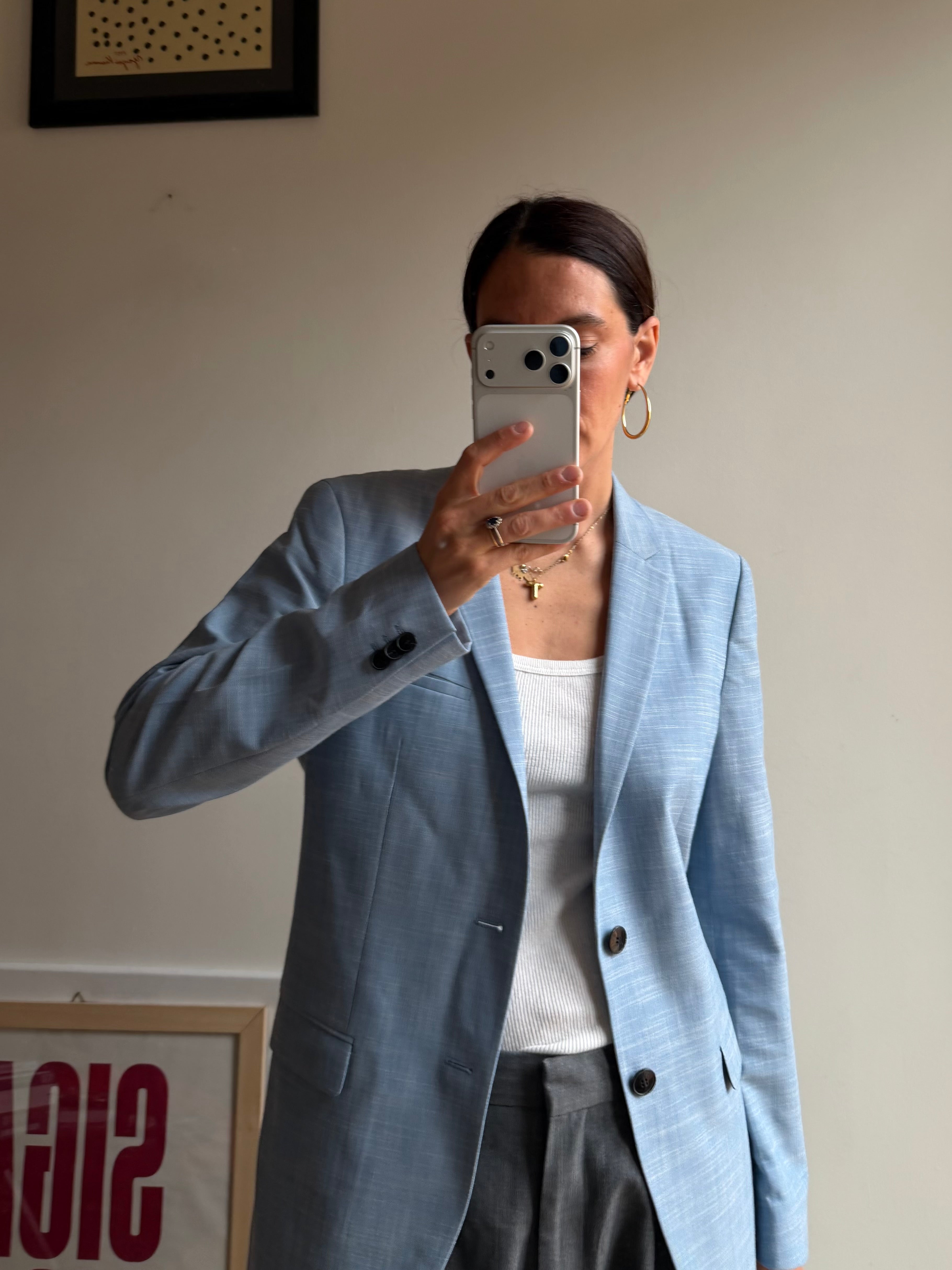 BLAZER AZZURRO HUGO BOSS