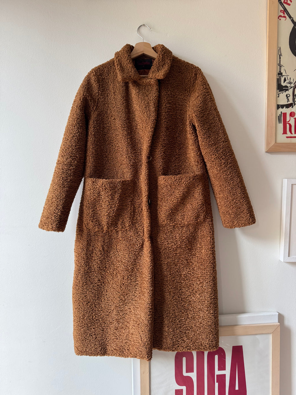 CAPPOTTO TEDDY MARRONE