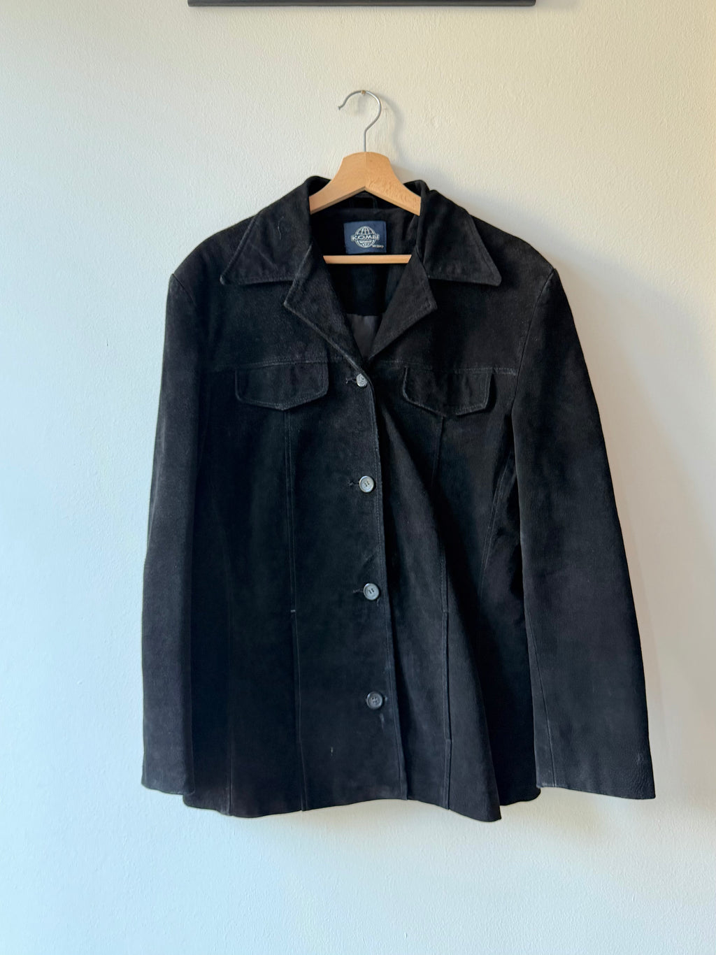 GIACCA IN CAMOSCIO NERO
