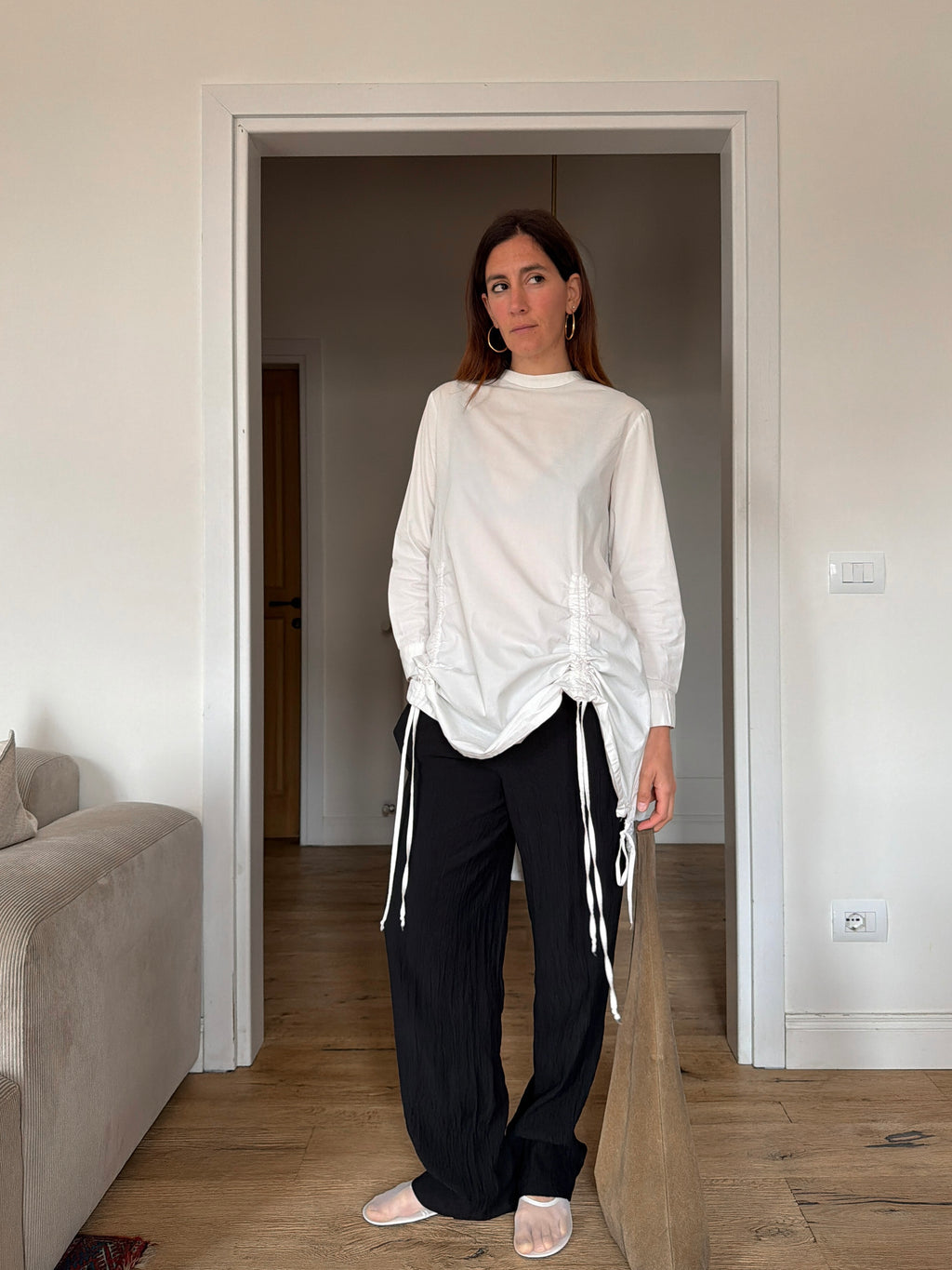 BLUSA DRAPPEGGIATA