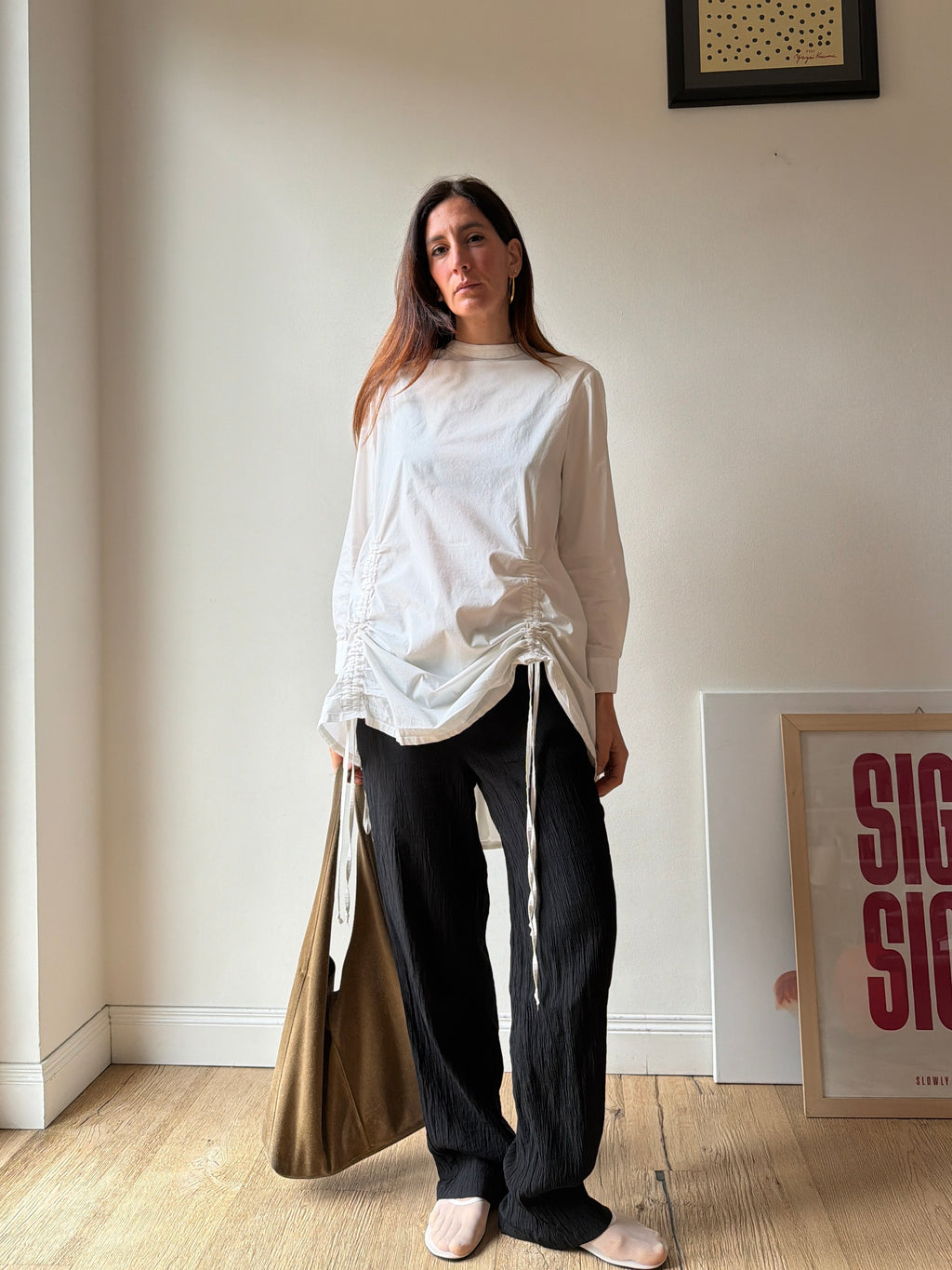 BLUSA DRAPPEGGIATA