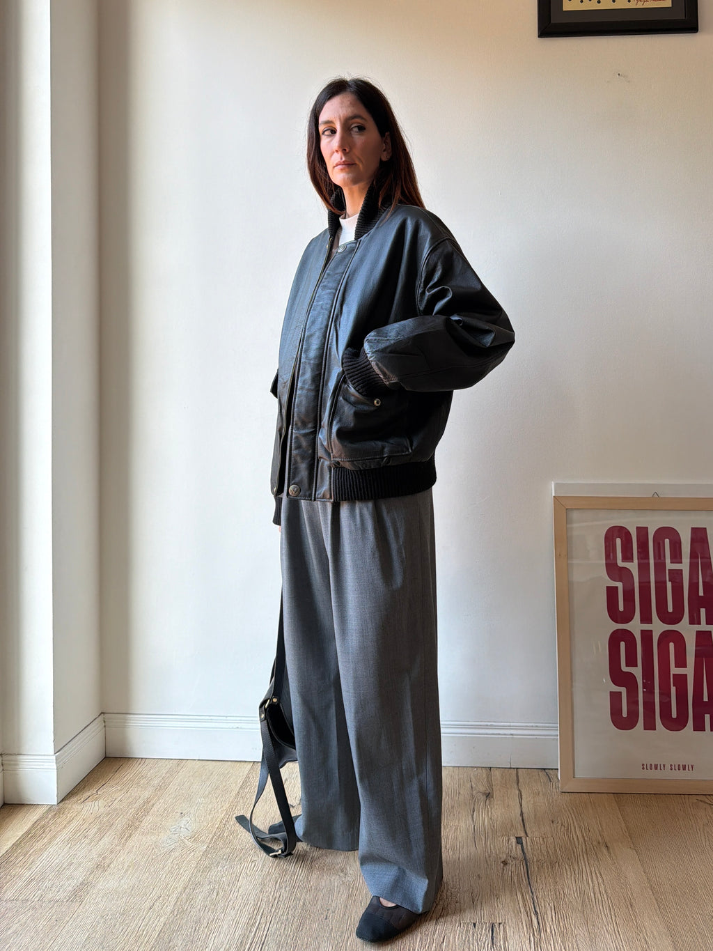 BOMBER IN PELLE