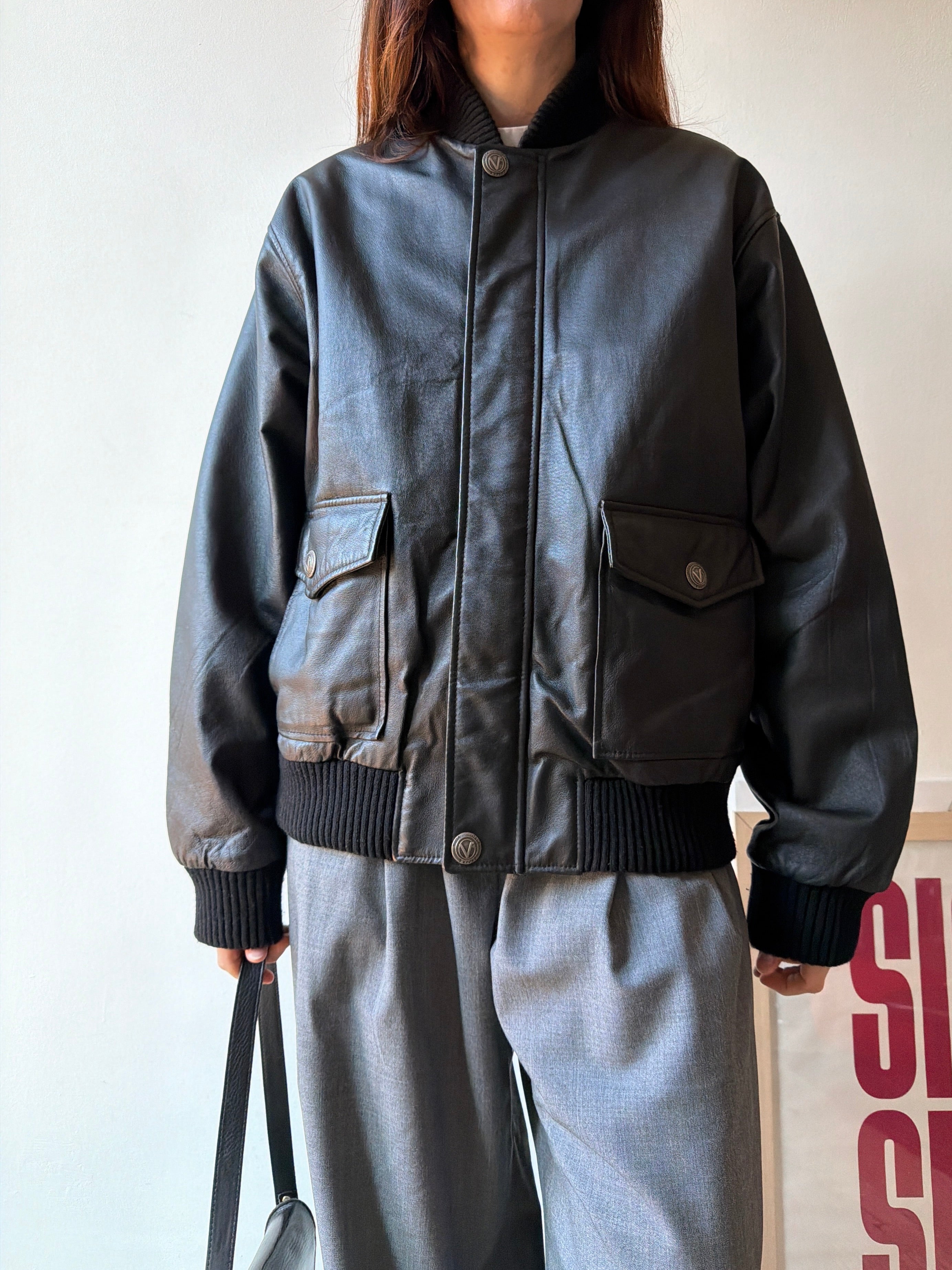 BOMBER IN PELLE