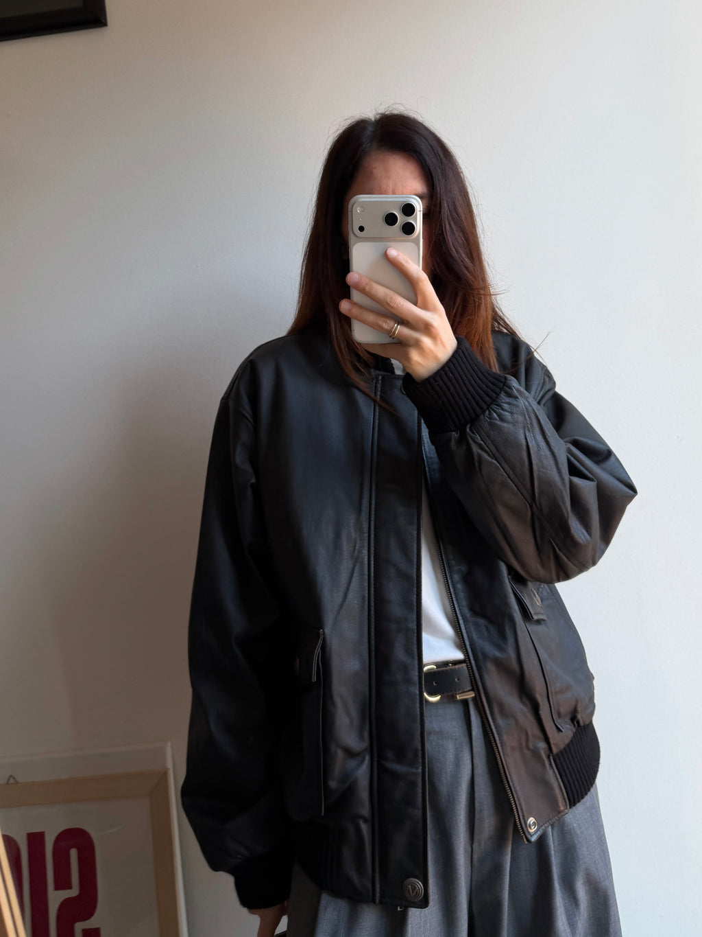 BOMBER IN PELLE