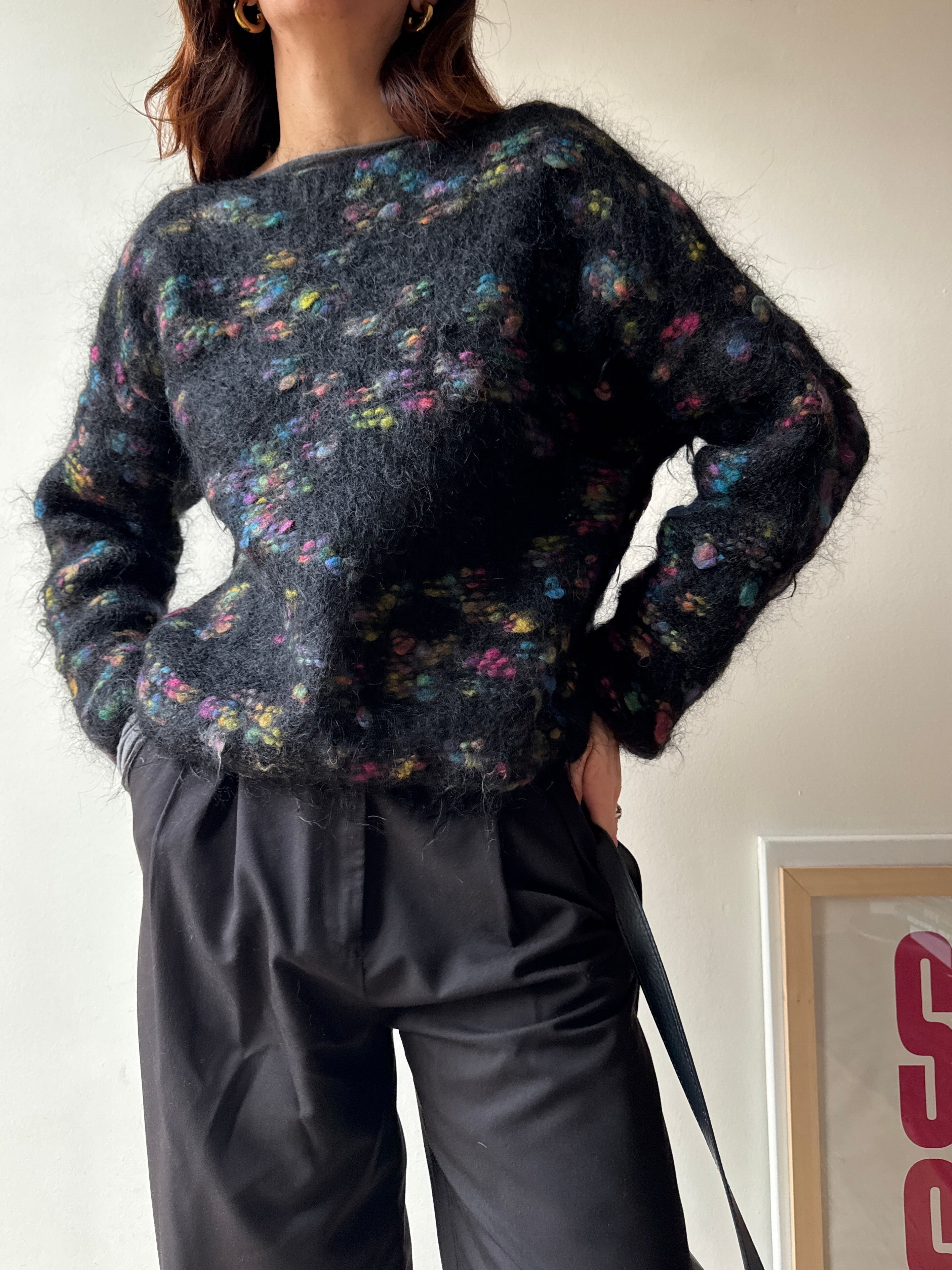 MAGLIONE MOHAIR CONFETTI