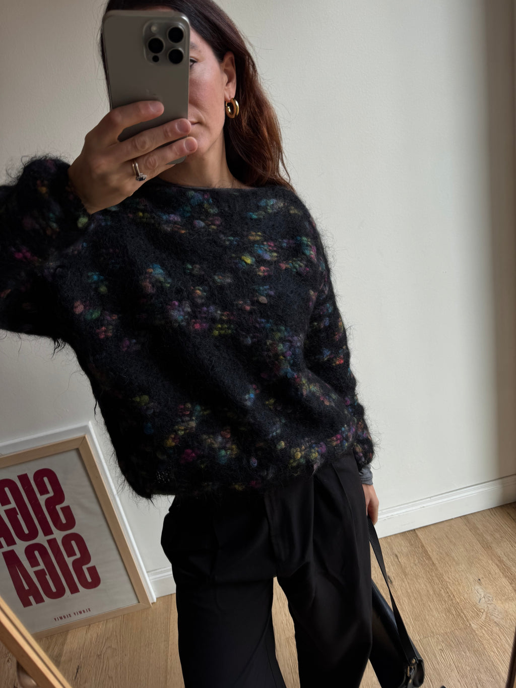 MAGLIONE MOHAIR CONFETTI
