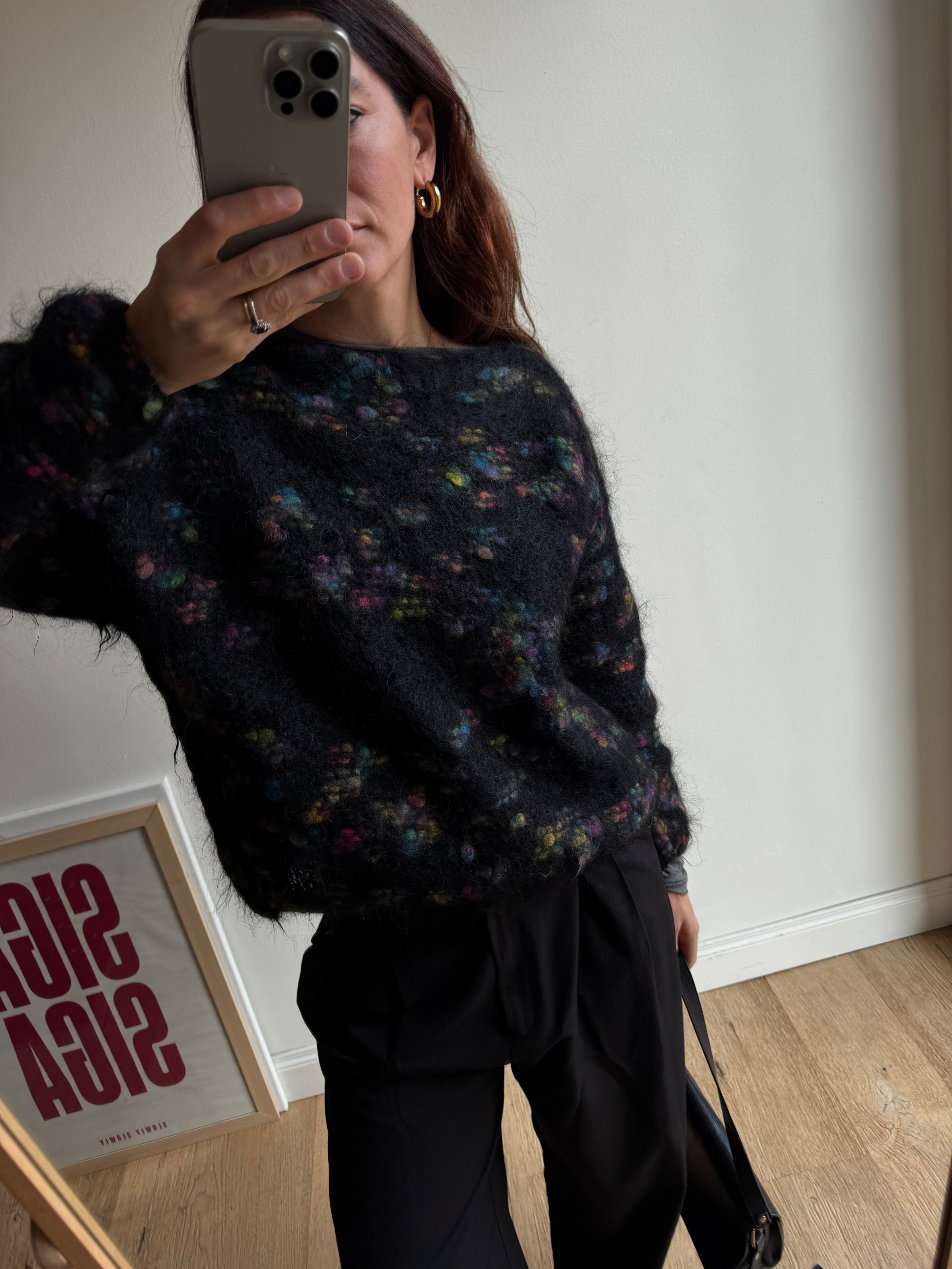 MAGLIONE MOHAIR CONFETTI