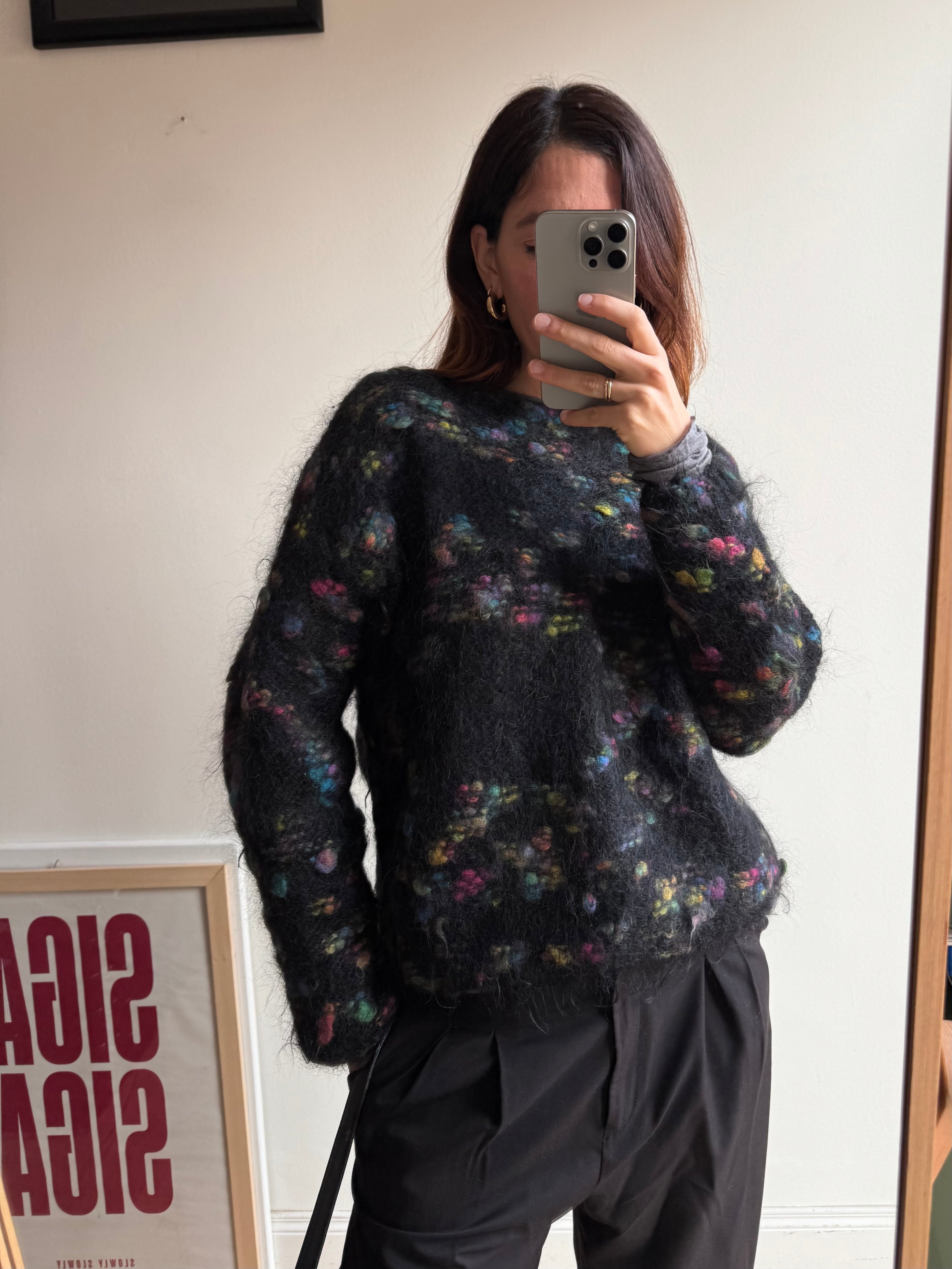 MAGLIONE MOHAIR CONFETTI