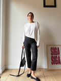 PANTALONI A SIGARETTA IN LINO