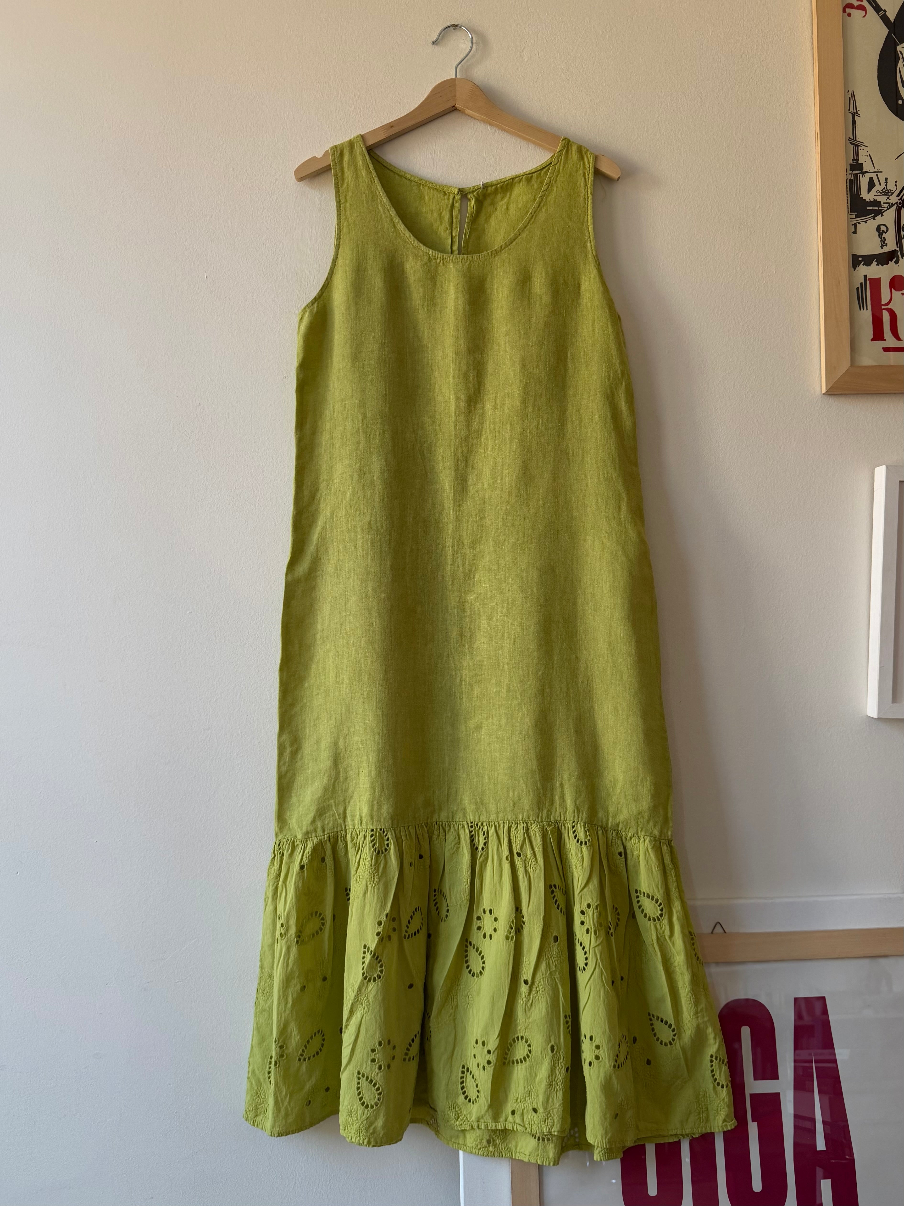 ABITO IN LINO KIWI
