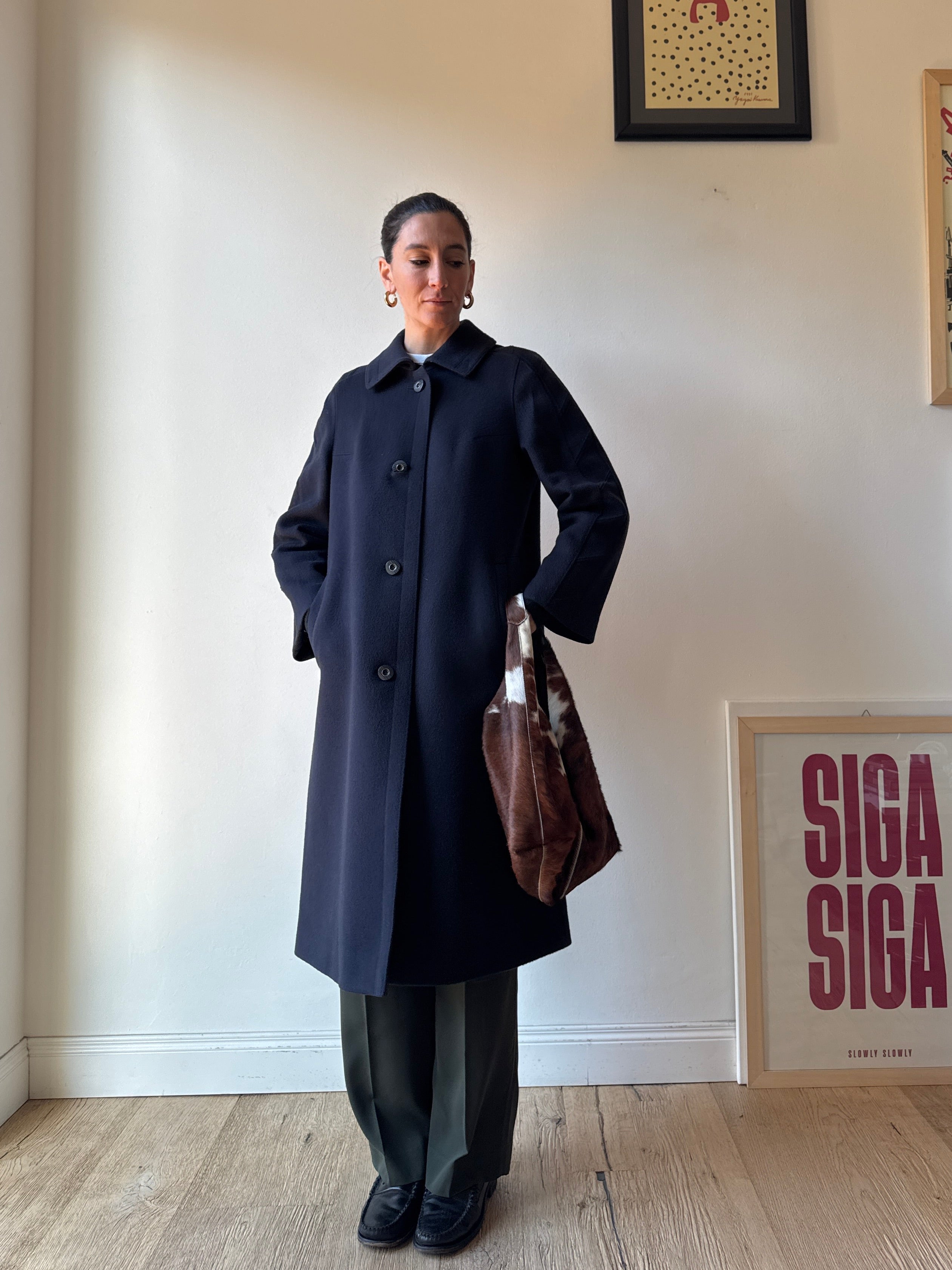 CAPPOTTO LODEN BLU