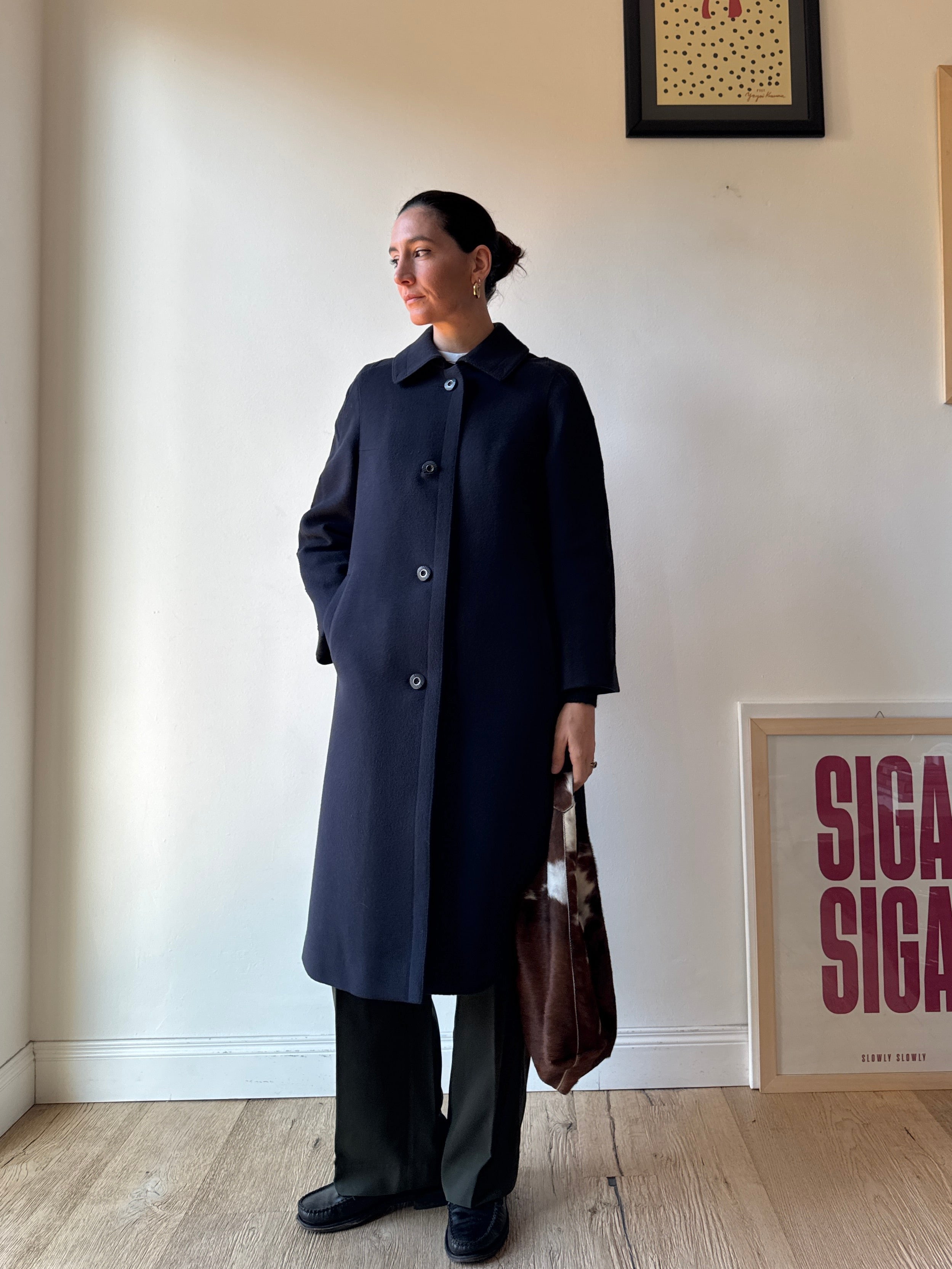 CAPPOTTO LODEN BLU
