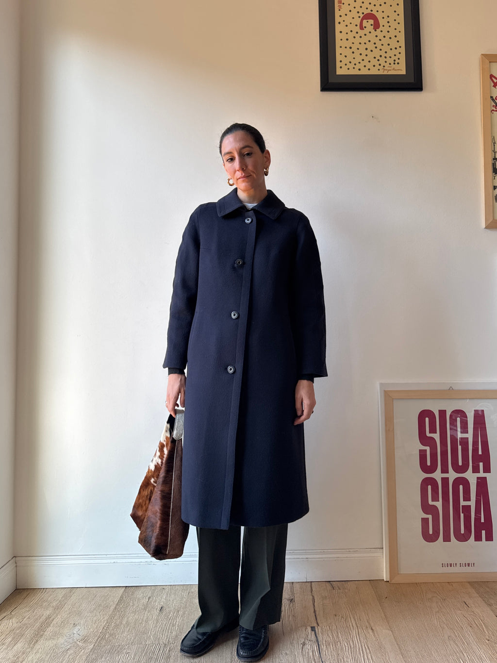 CAPPOTTO LODEN BLU