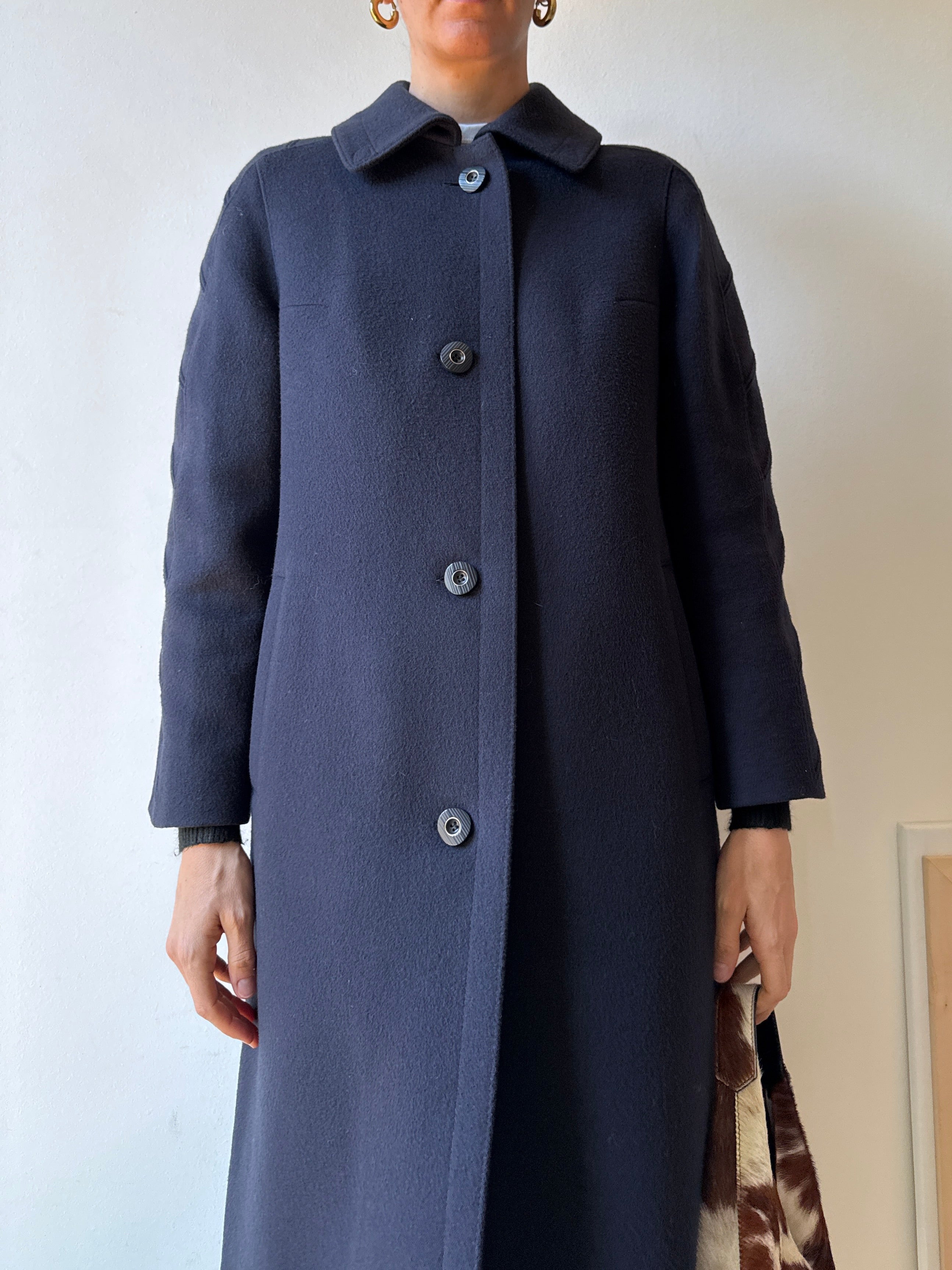 CAPPOTTO LODEN BLU