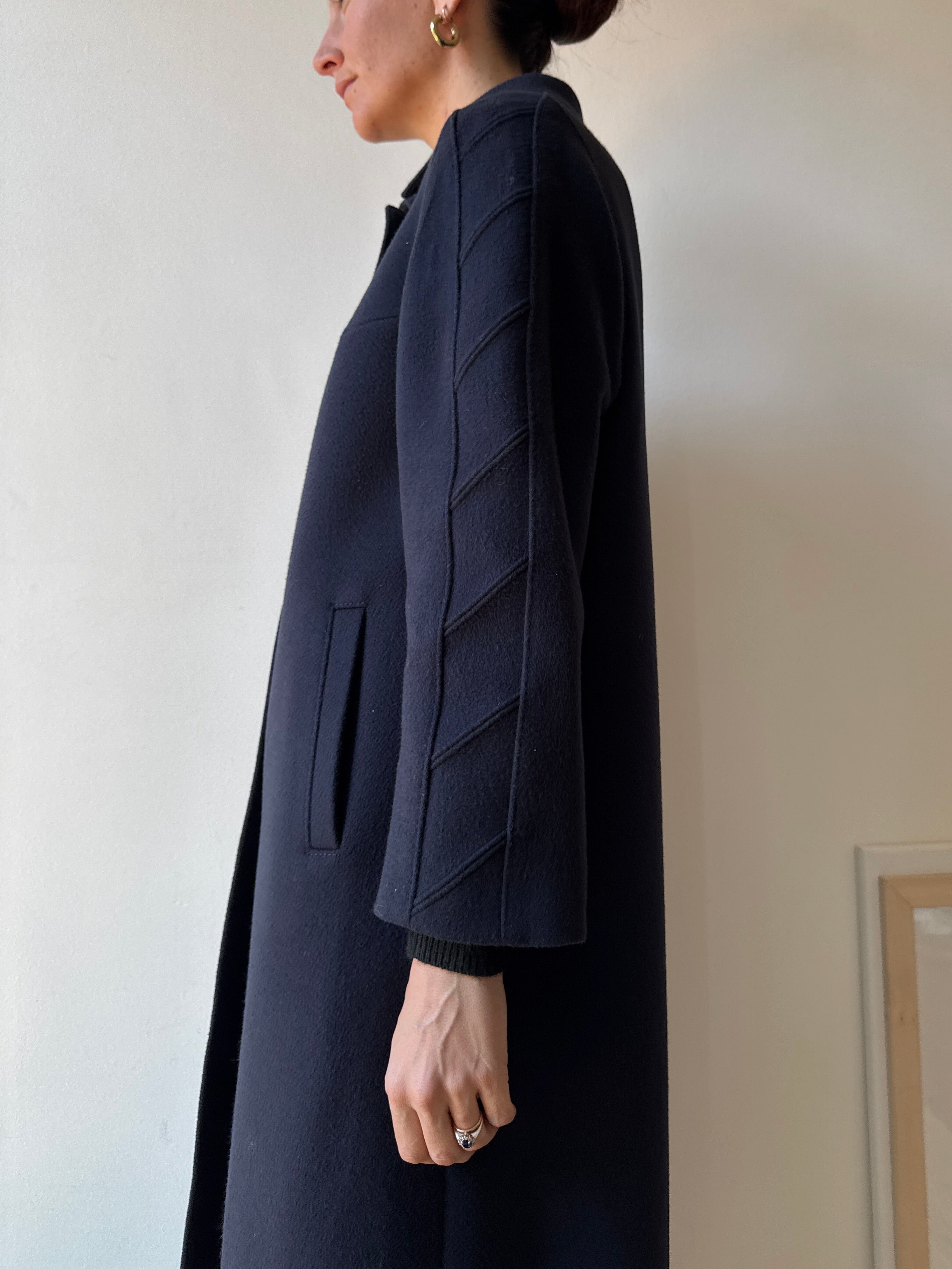 CAPPOTTO LODEN BLU