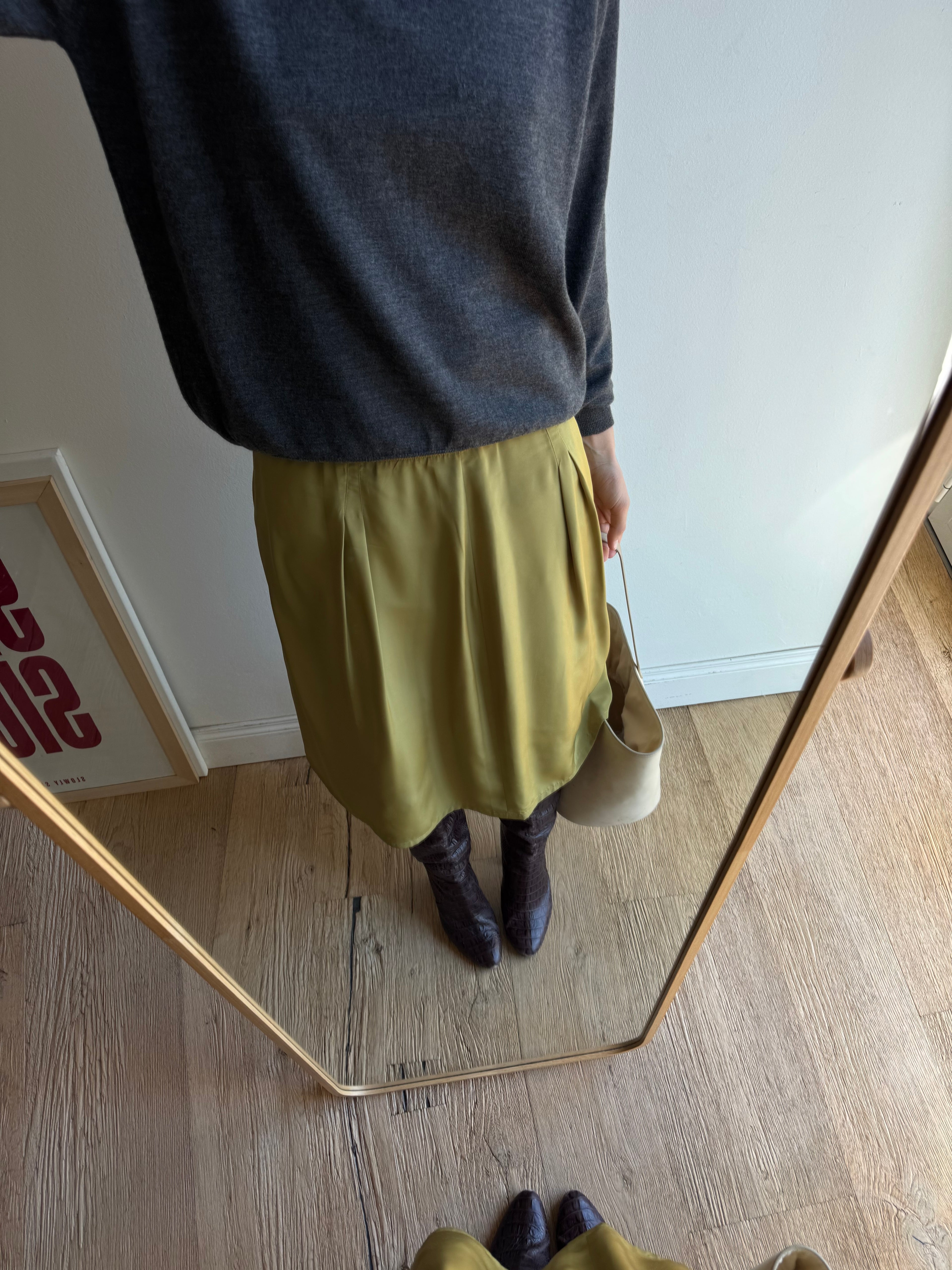 GONNA VERDE LIME MIDI