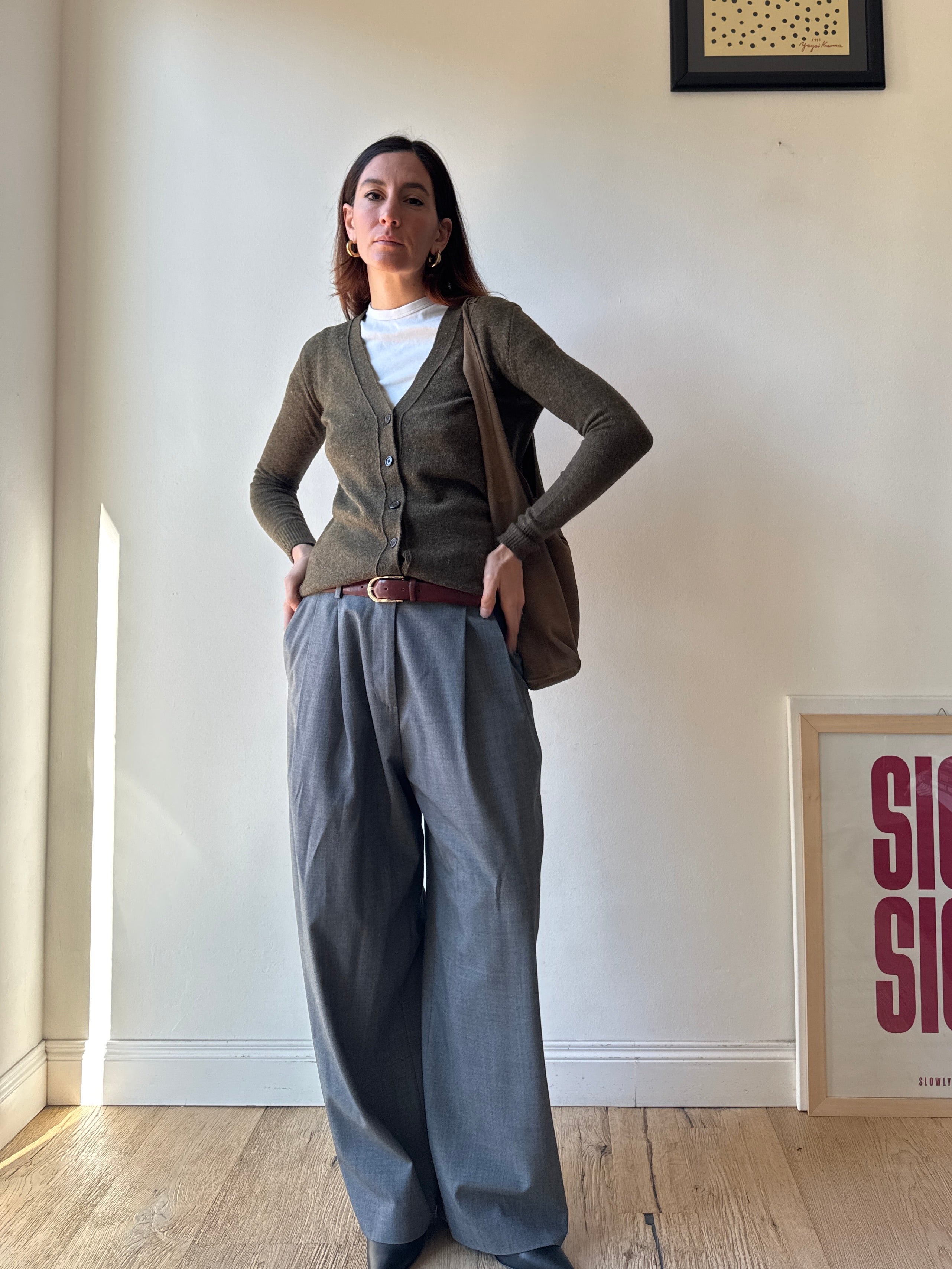 CARDIGAN VERDE KHAKI
