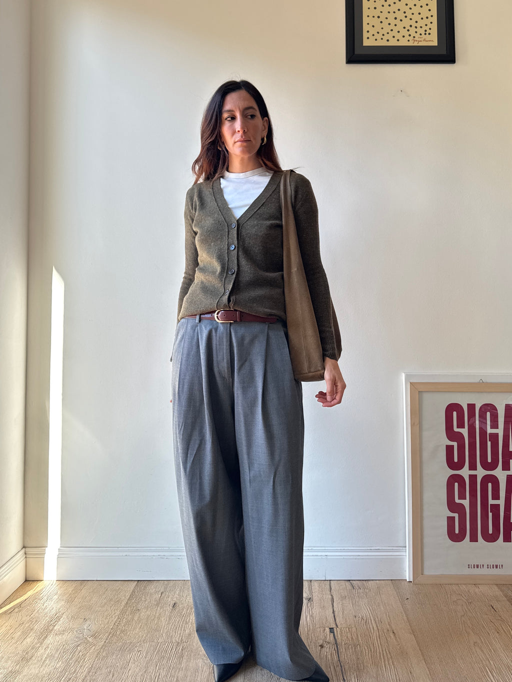 CARDIGAN VERDE KHAKI
