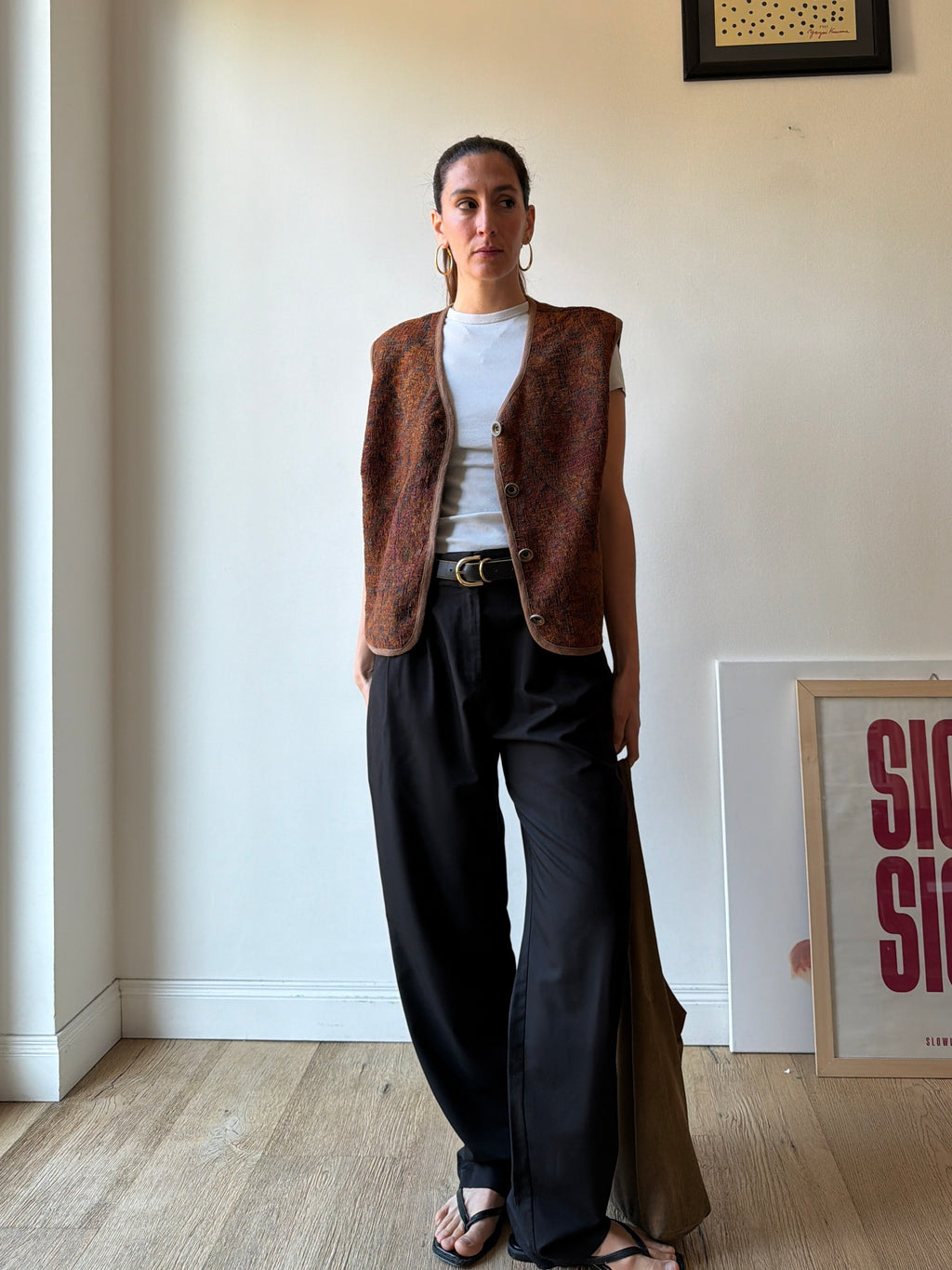 GILET BROCCATO
