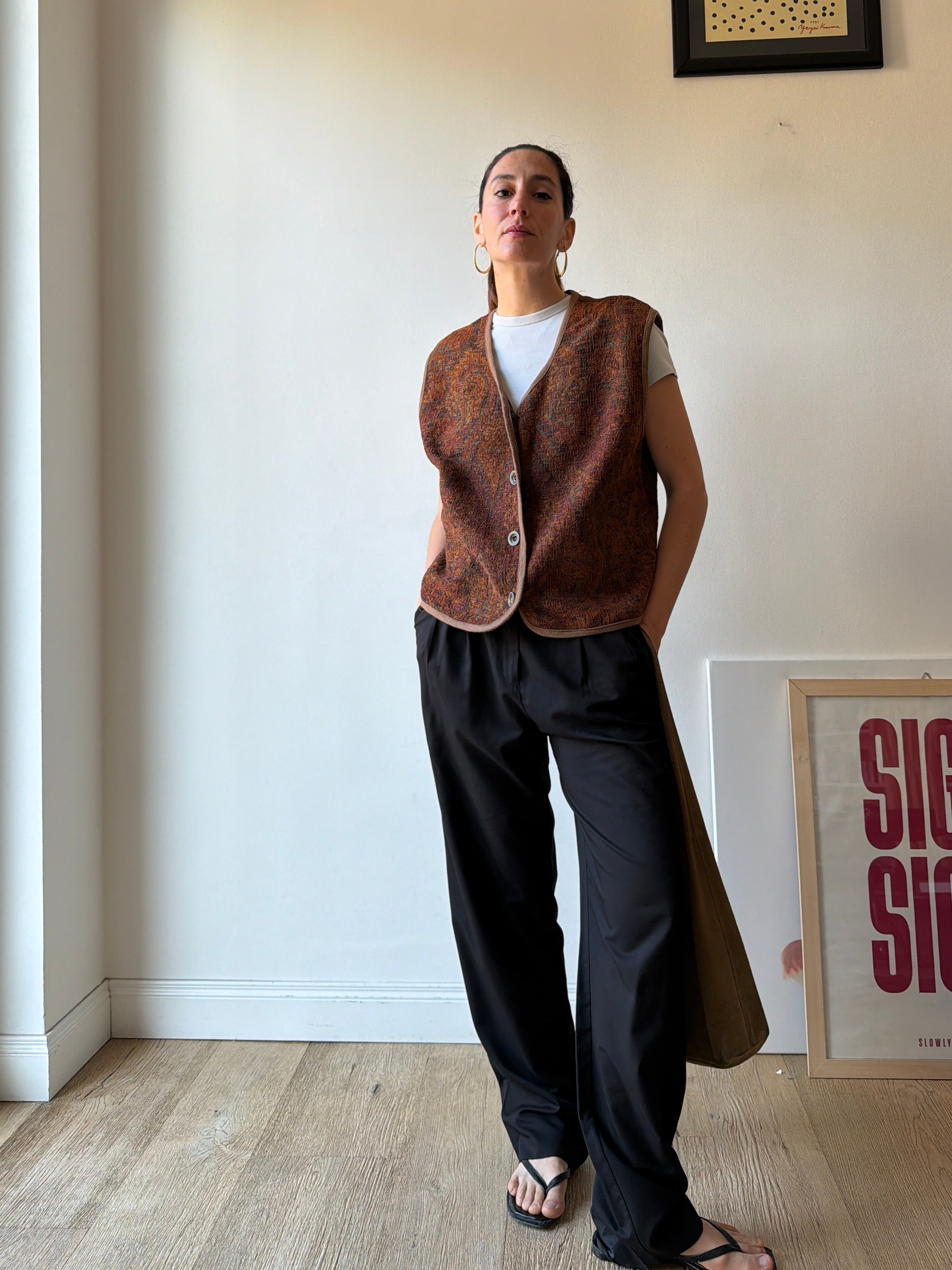 GILET BROCCATO