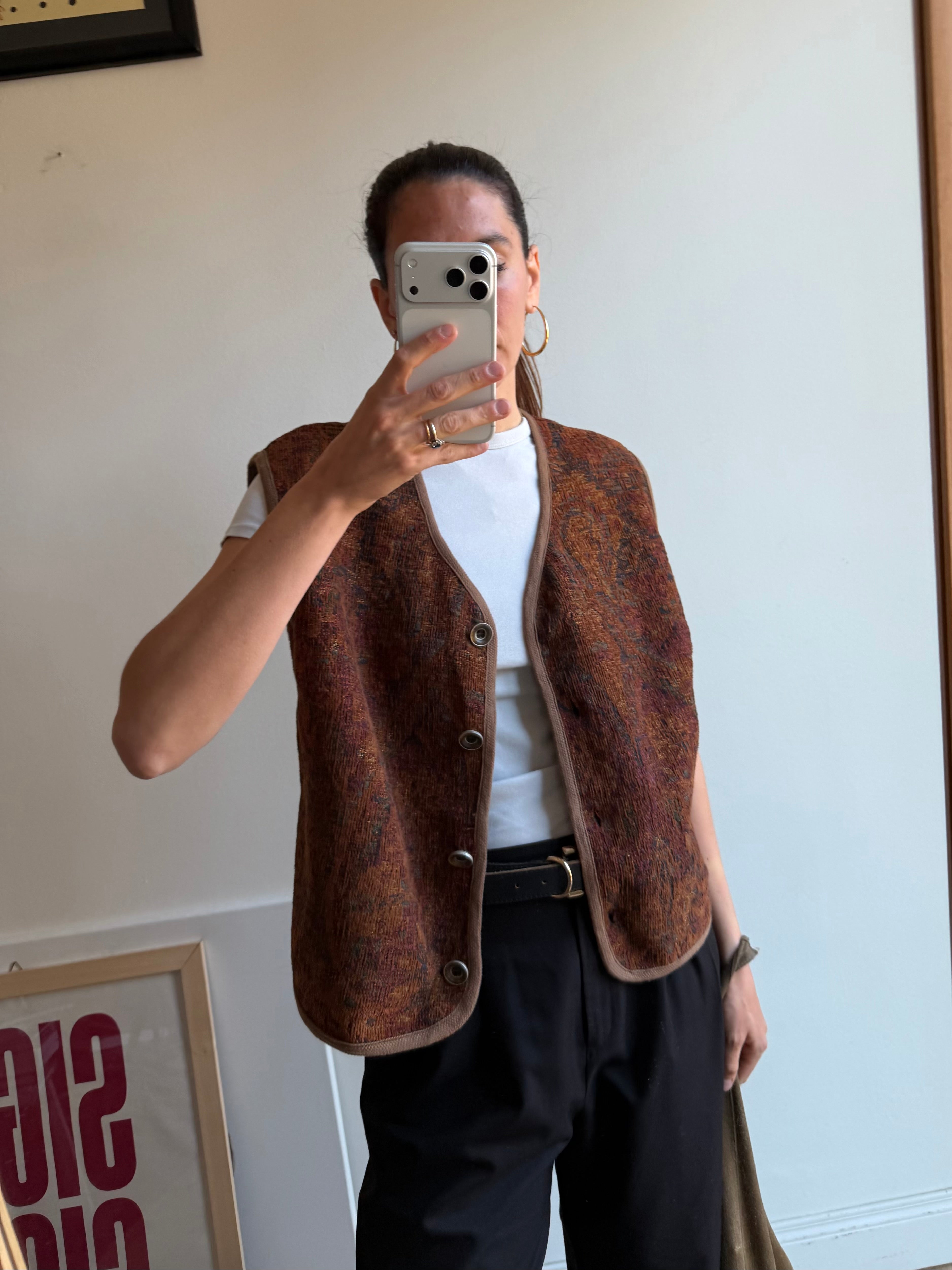 GILET BROCCATO