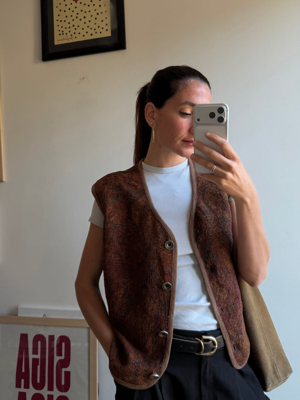 GILET BROCCATO