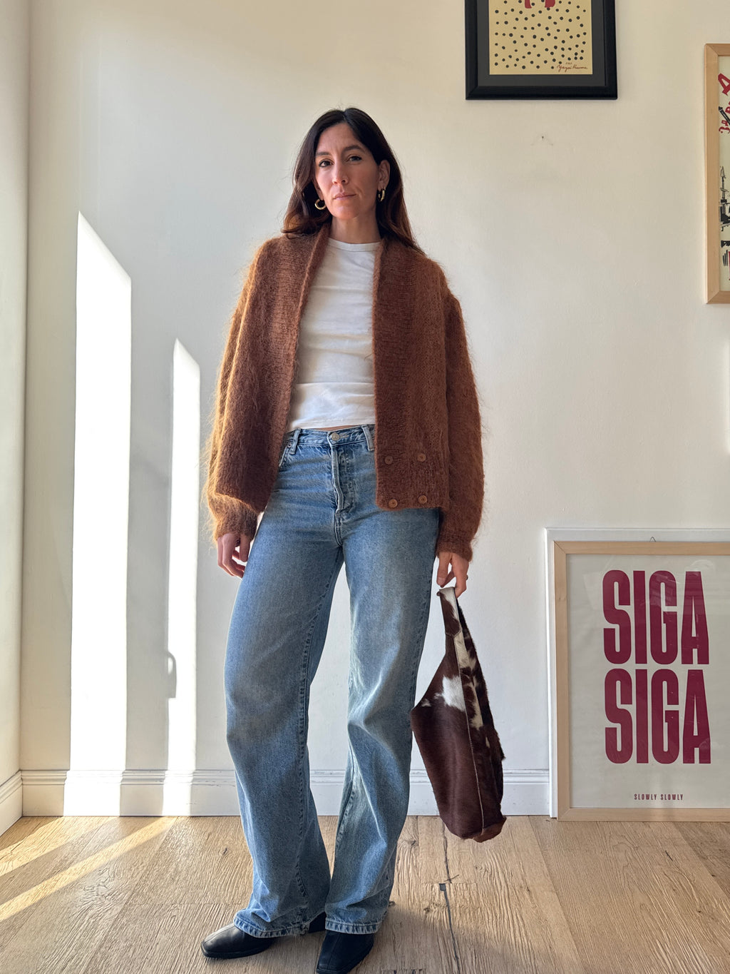 CARDIGAN NOCCIOLA IN MOHAIR