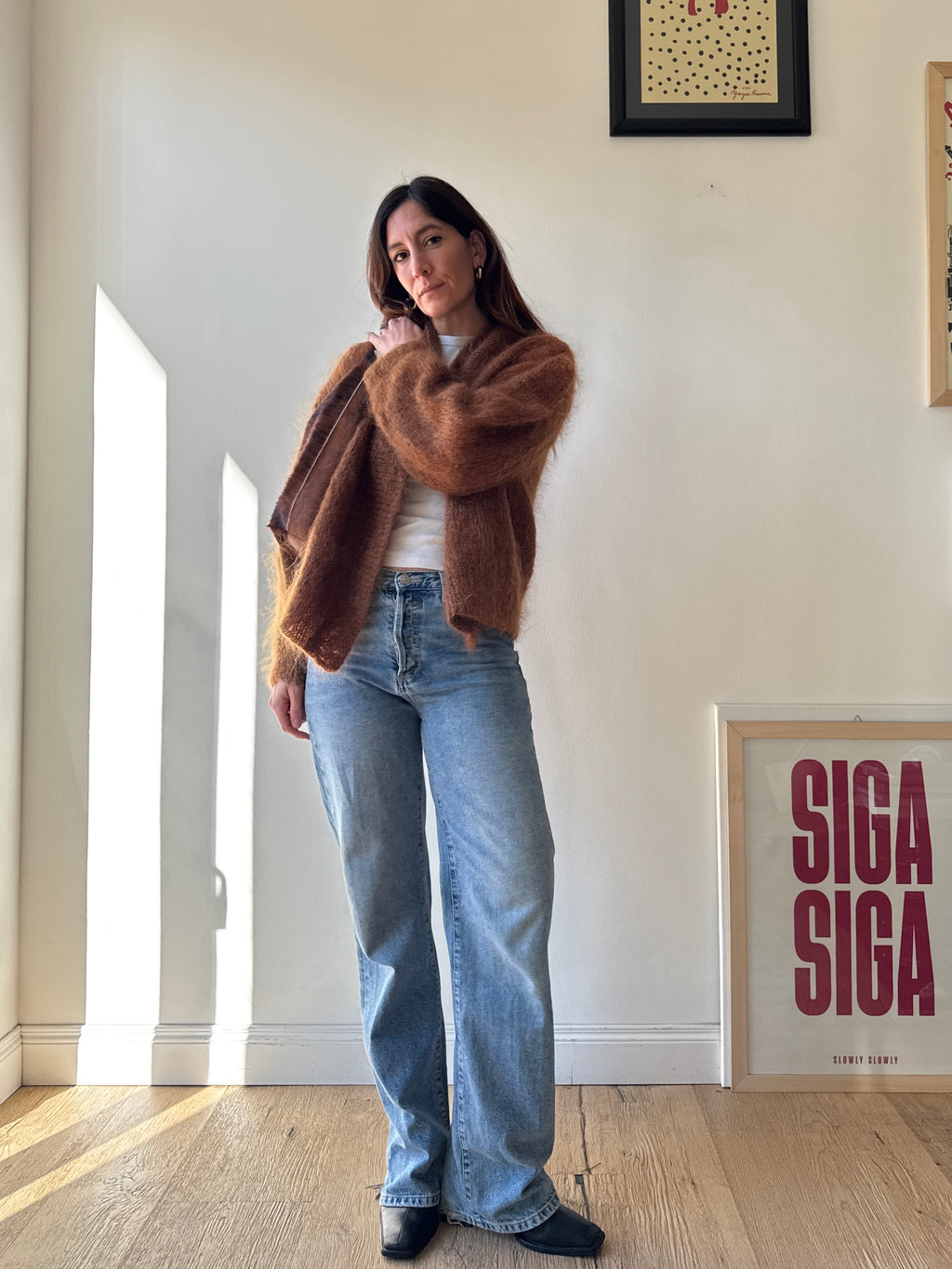 CARDIGAN NOCCIOLA IN MOHAIR