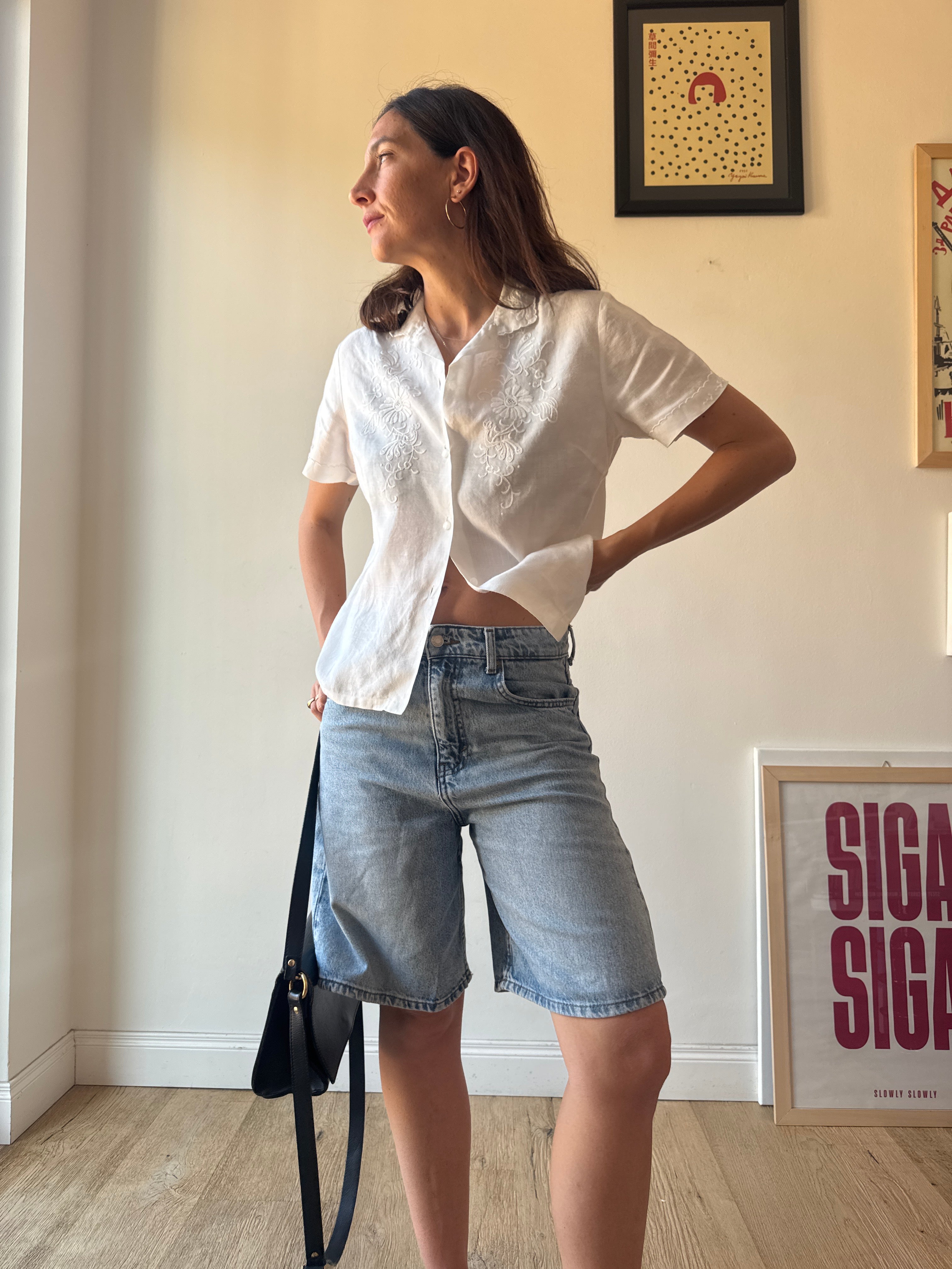 CAMICIA RICAMATA  ESTIVA
