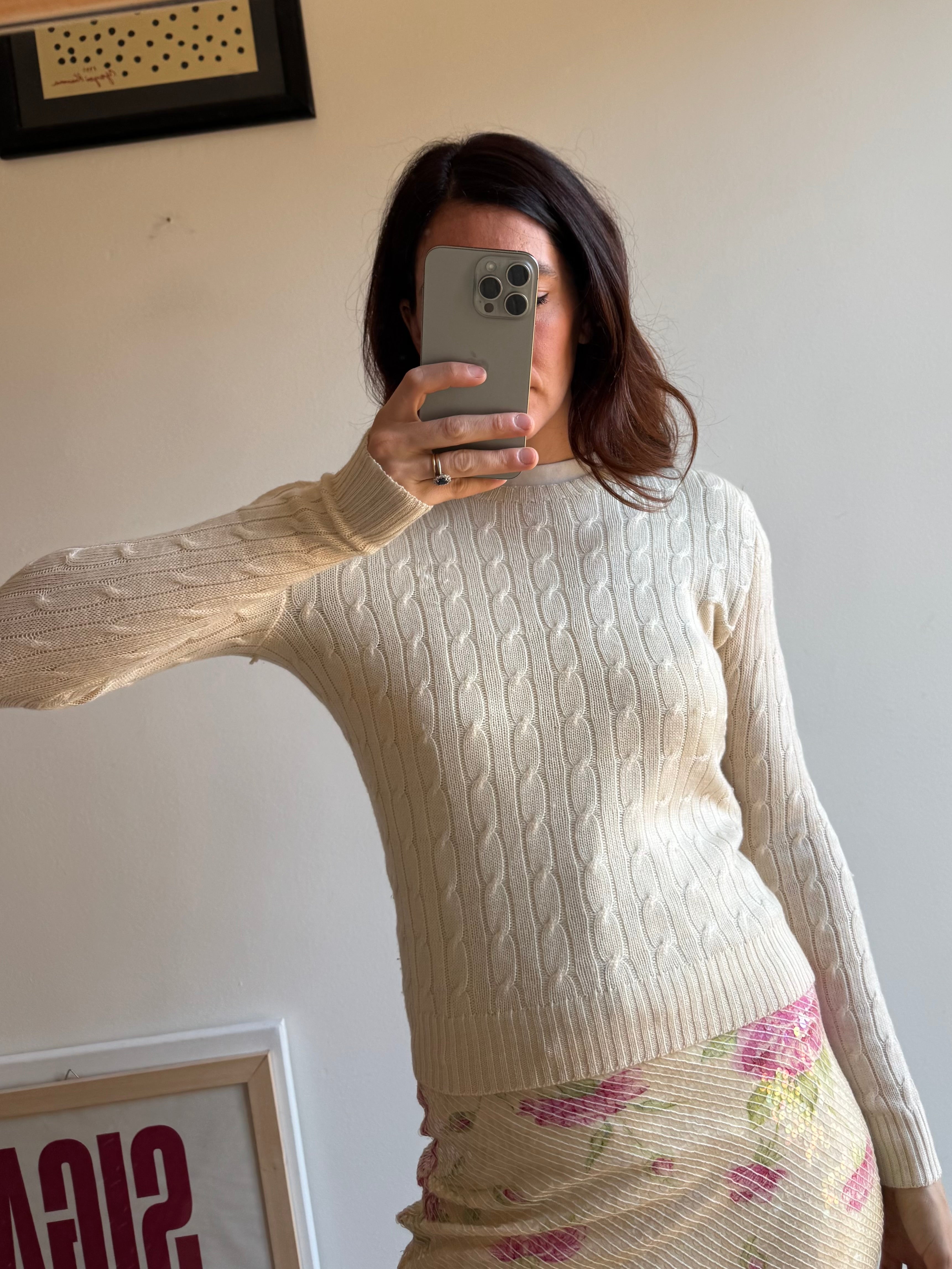 MAGLIONCINO TRECCE RALPH LAUREN
