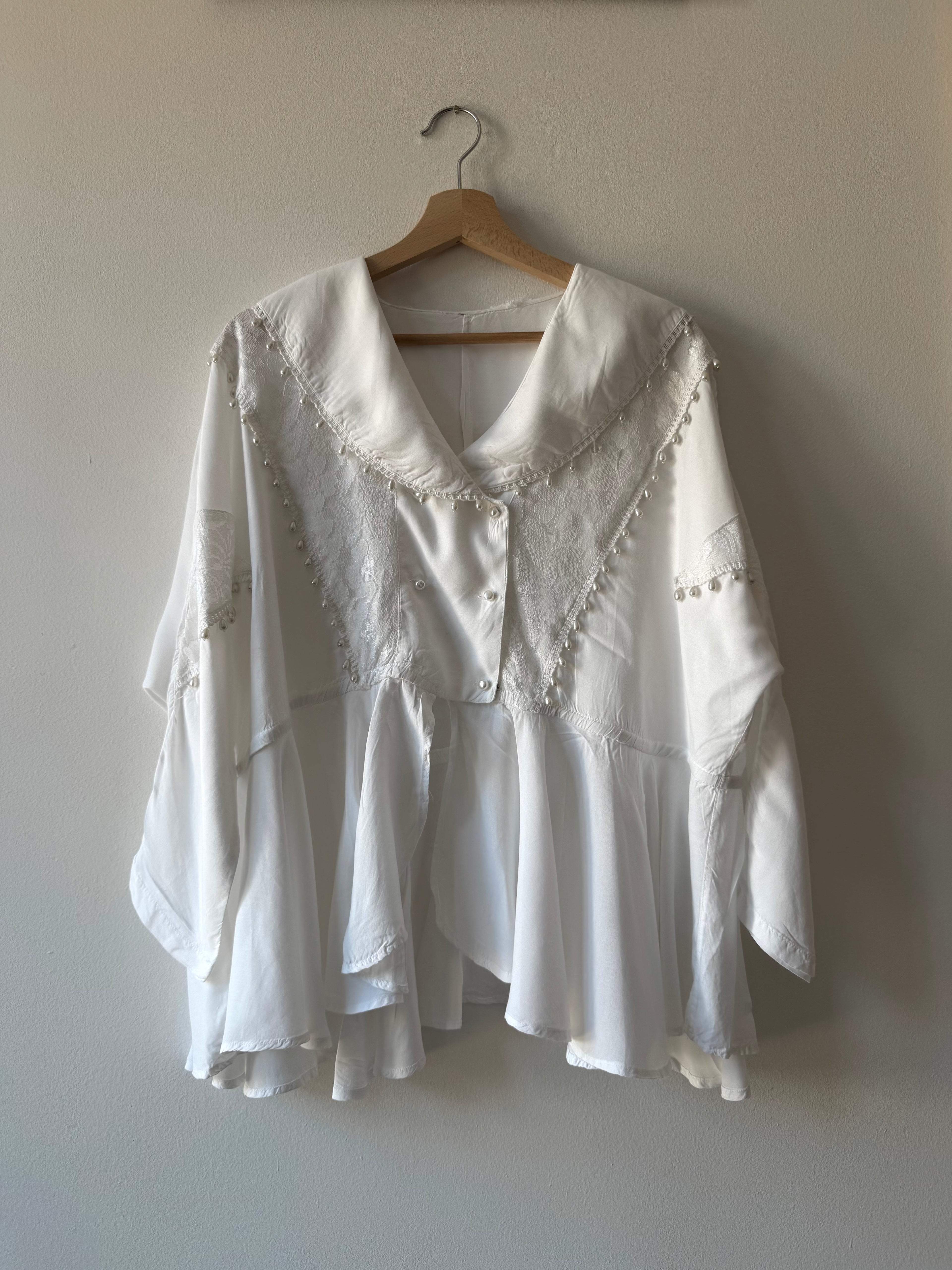 CAMICIA BIANCA DECORATA