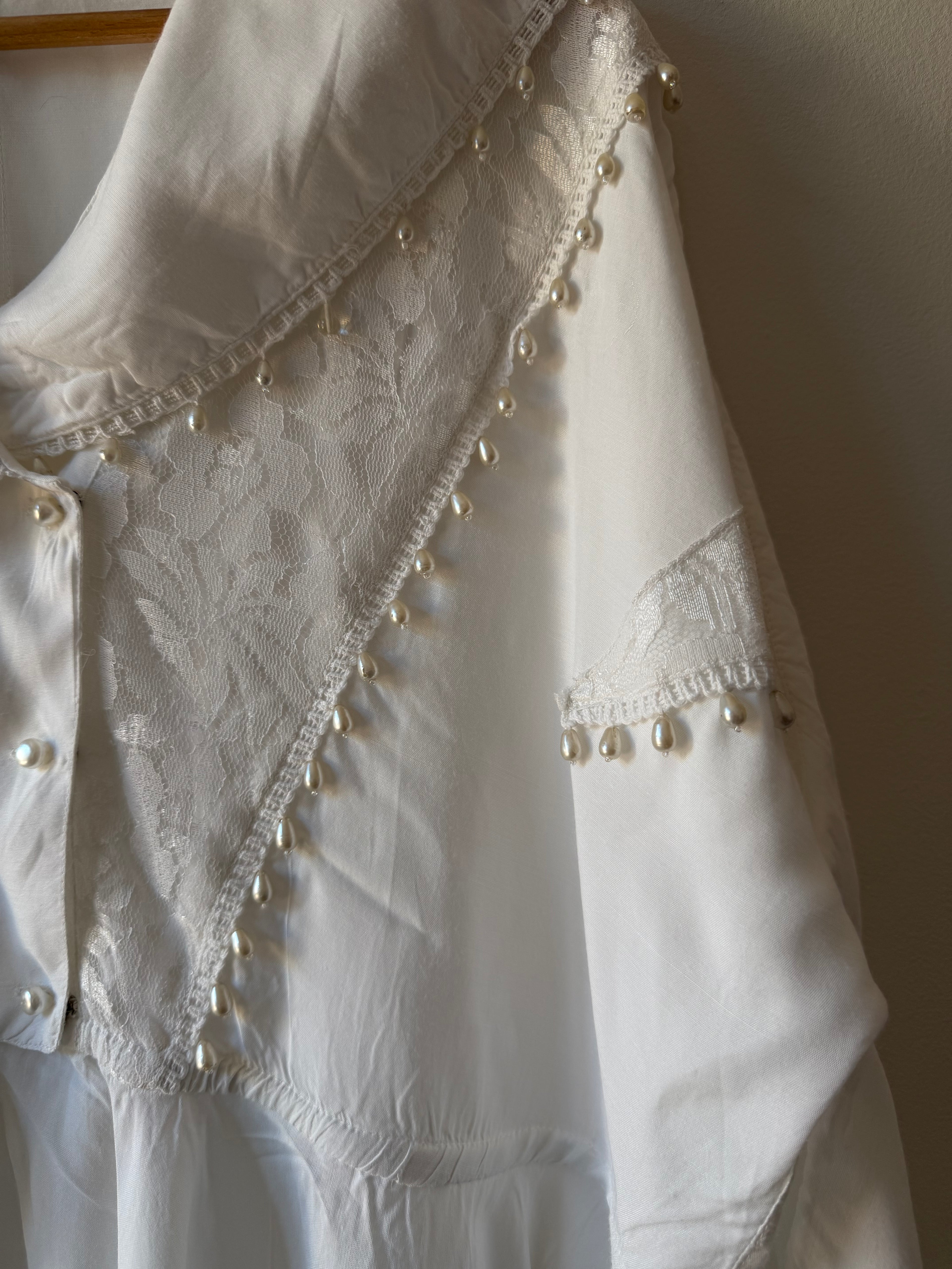 CAMICIA BIANCA DECORATA