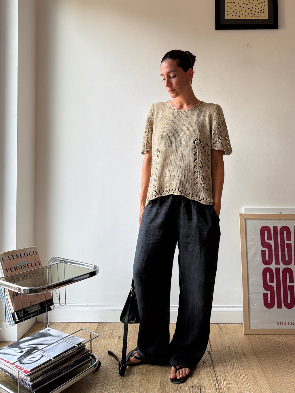 TOP CROCHET IN COTONE