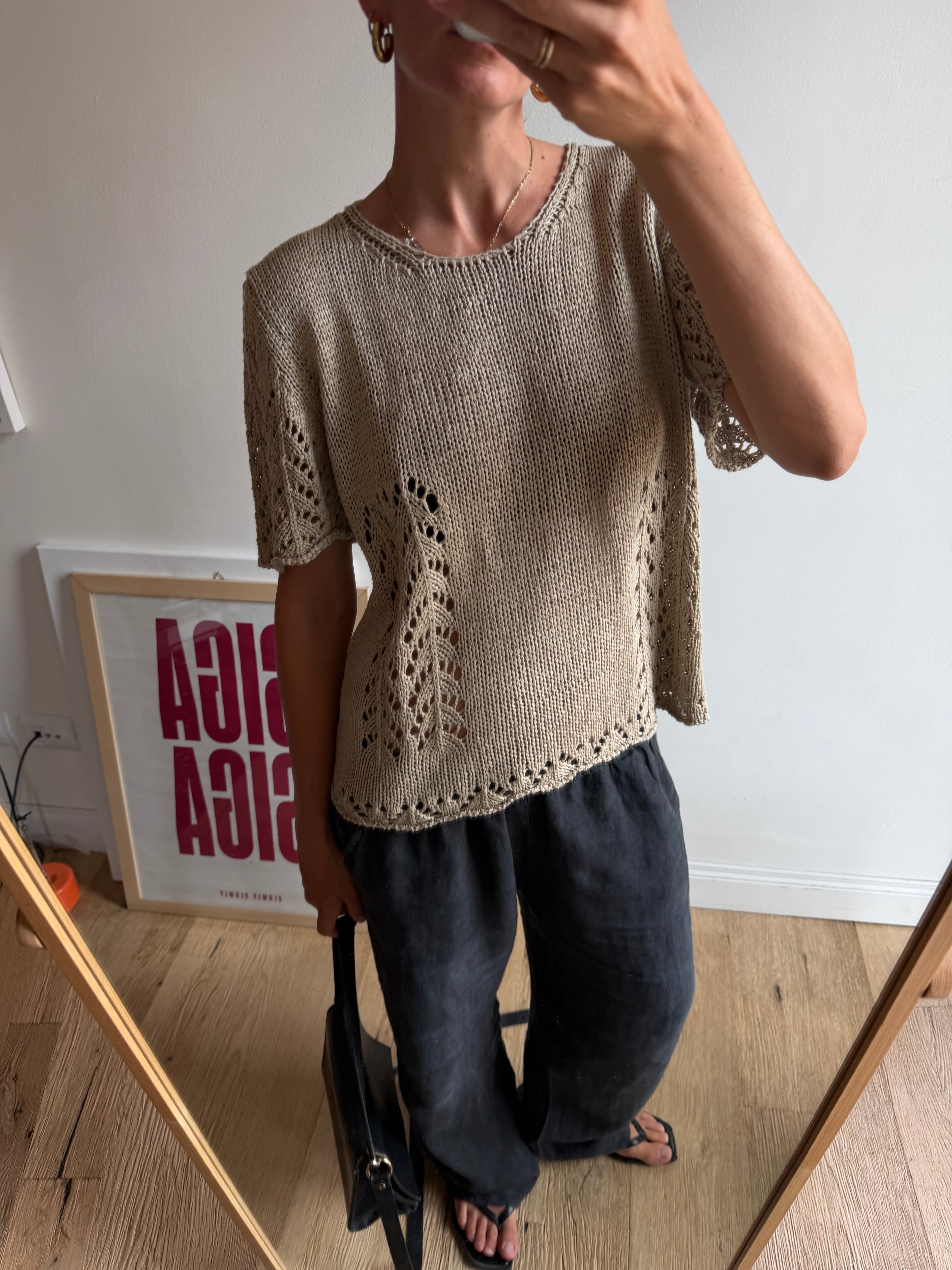 TOP CROCHET IN COTONE