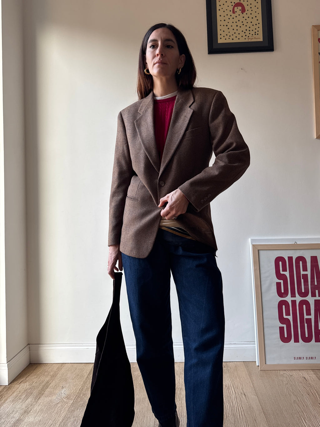 BLAZER QUADRETTI LANA E CASHMERE