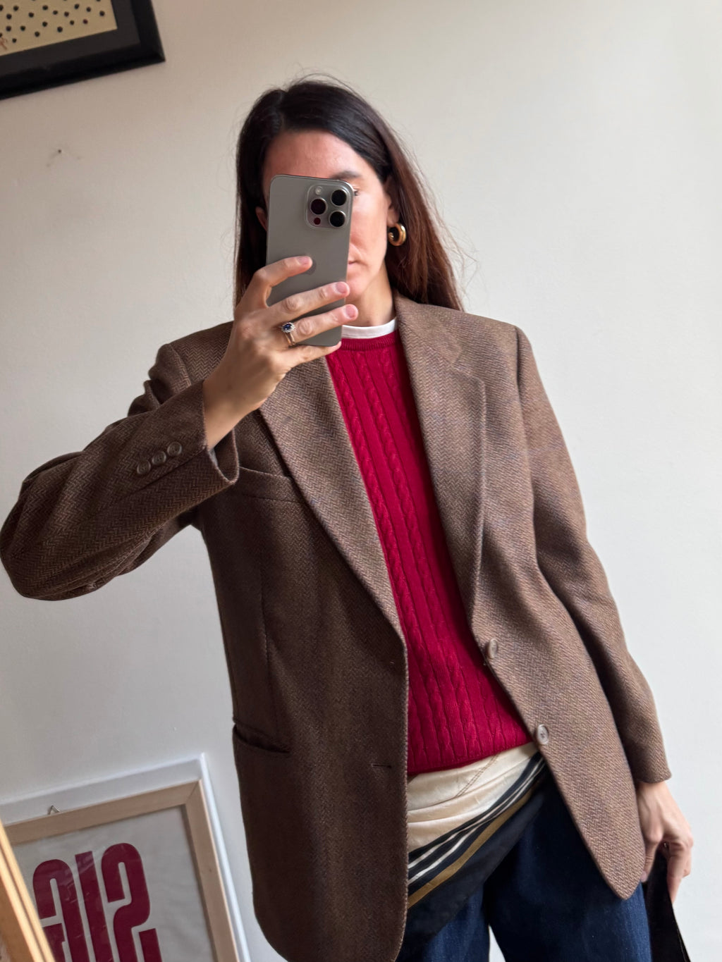 BLAZER QUADRETTI LANA E CASHMERE