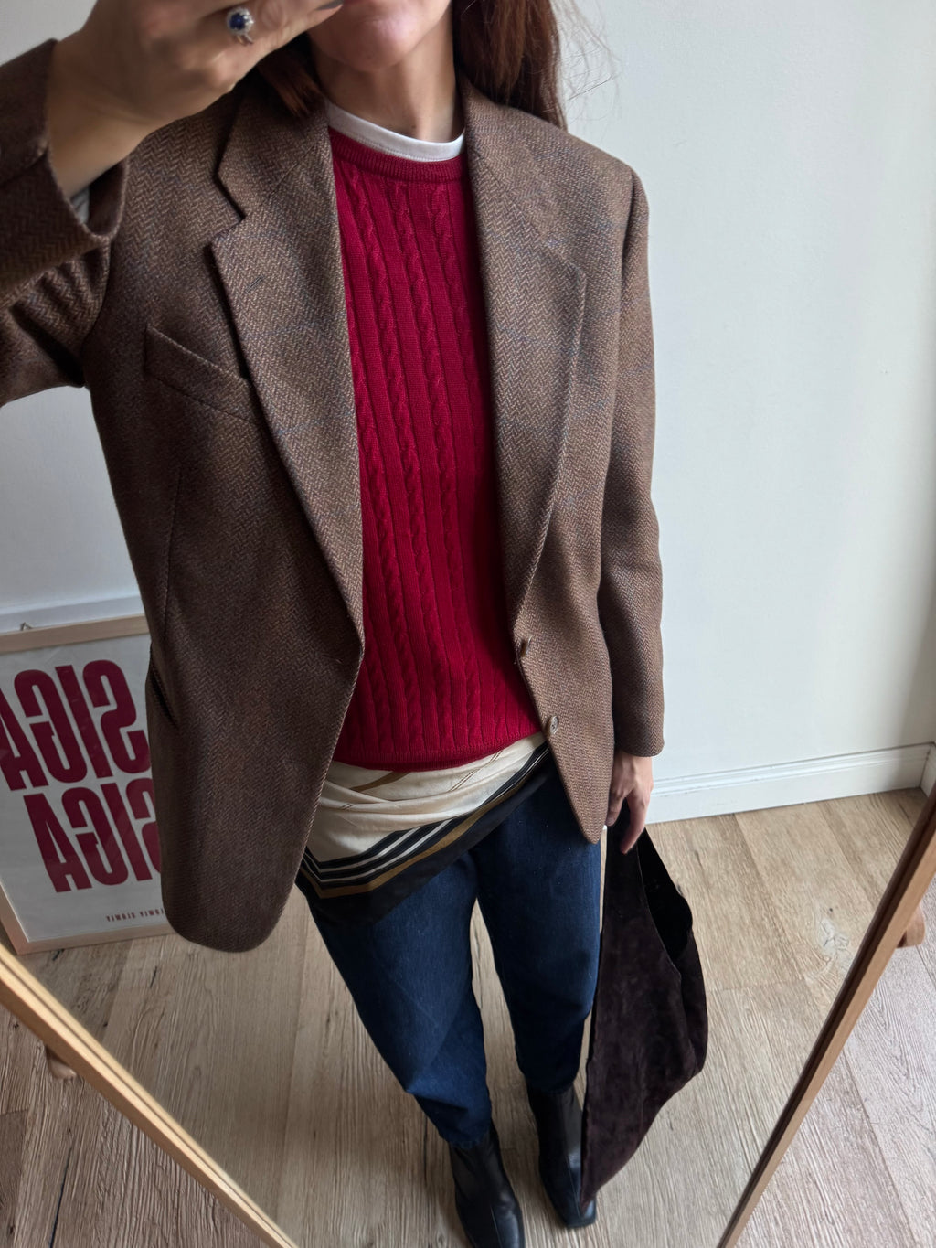 BLAZER QUADRETTI LANA E CASHMERE