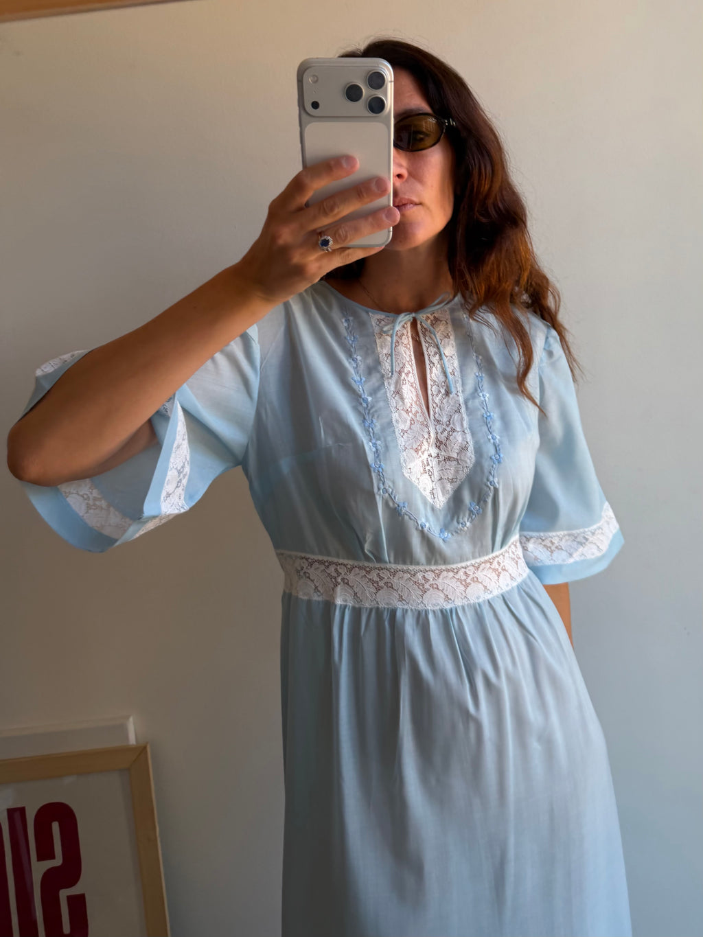 NIGHT DRESS AZZURRO