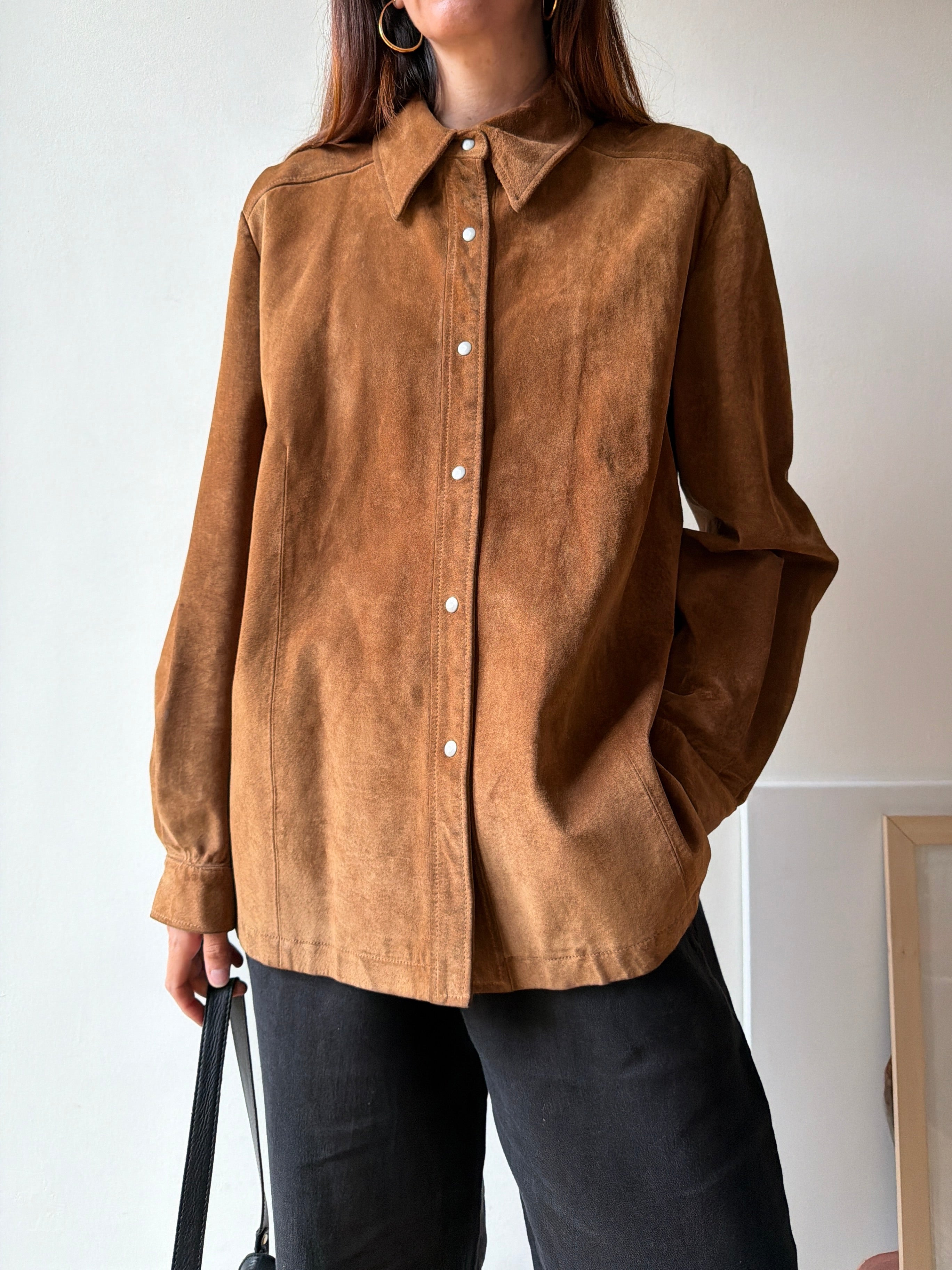 CAMICIA IN CAMOSCIO