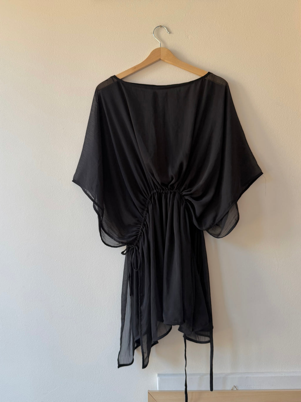 SHEER TOP NERO