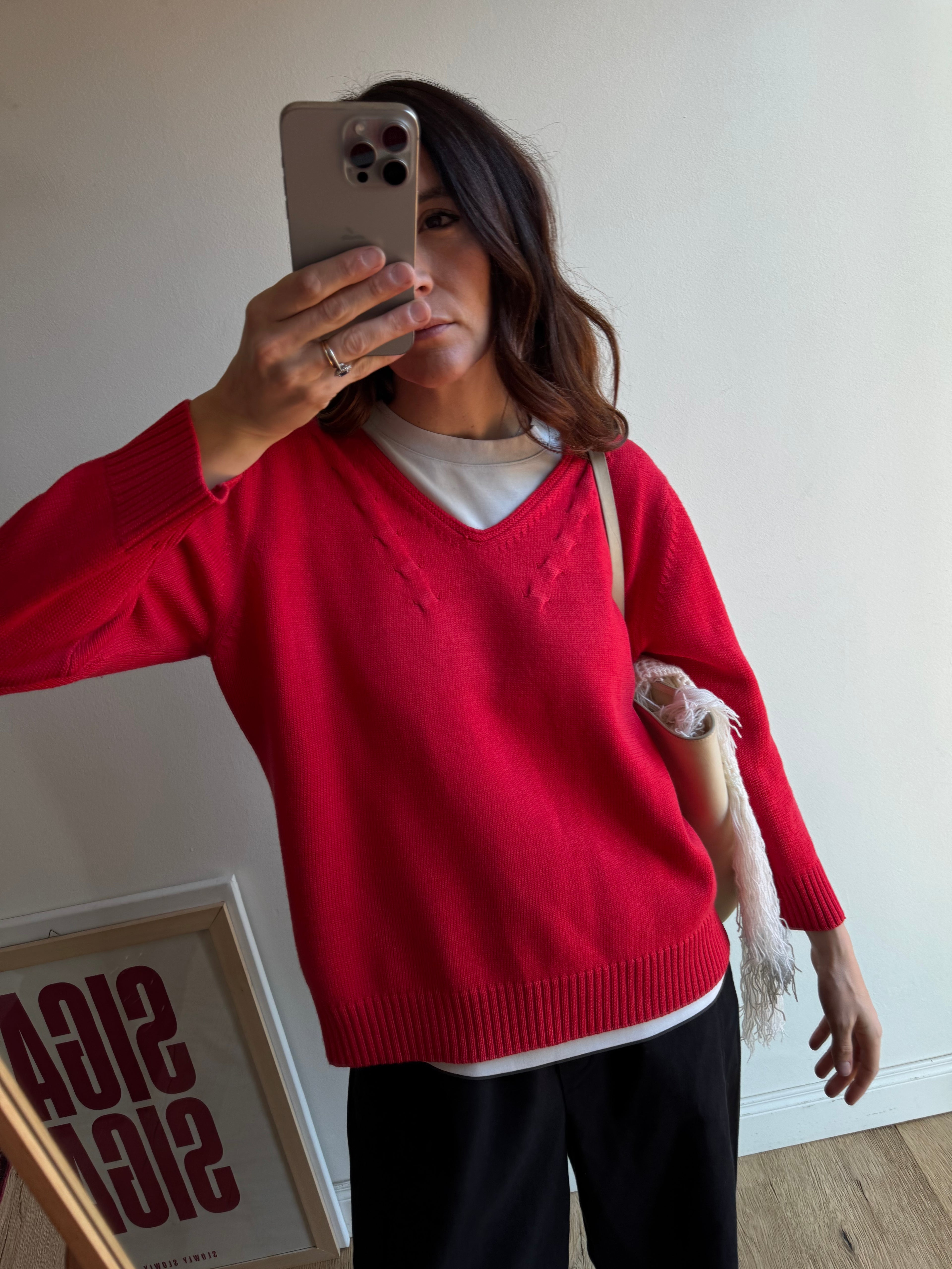 MAGLIONCINO ROSSO