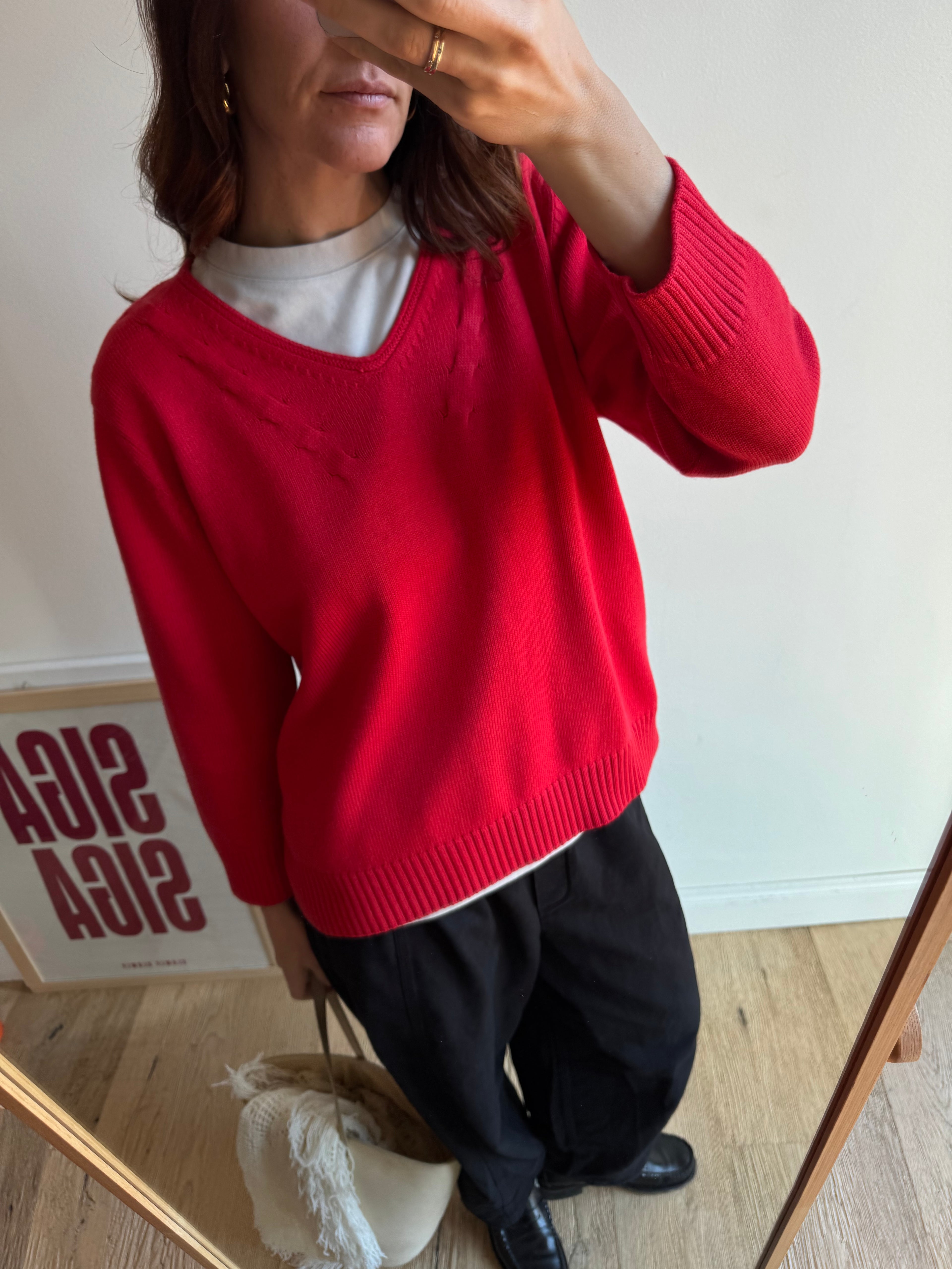 MAGLIONCINO ROSSO