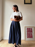 GONNA A RUOTA BLU NAVY