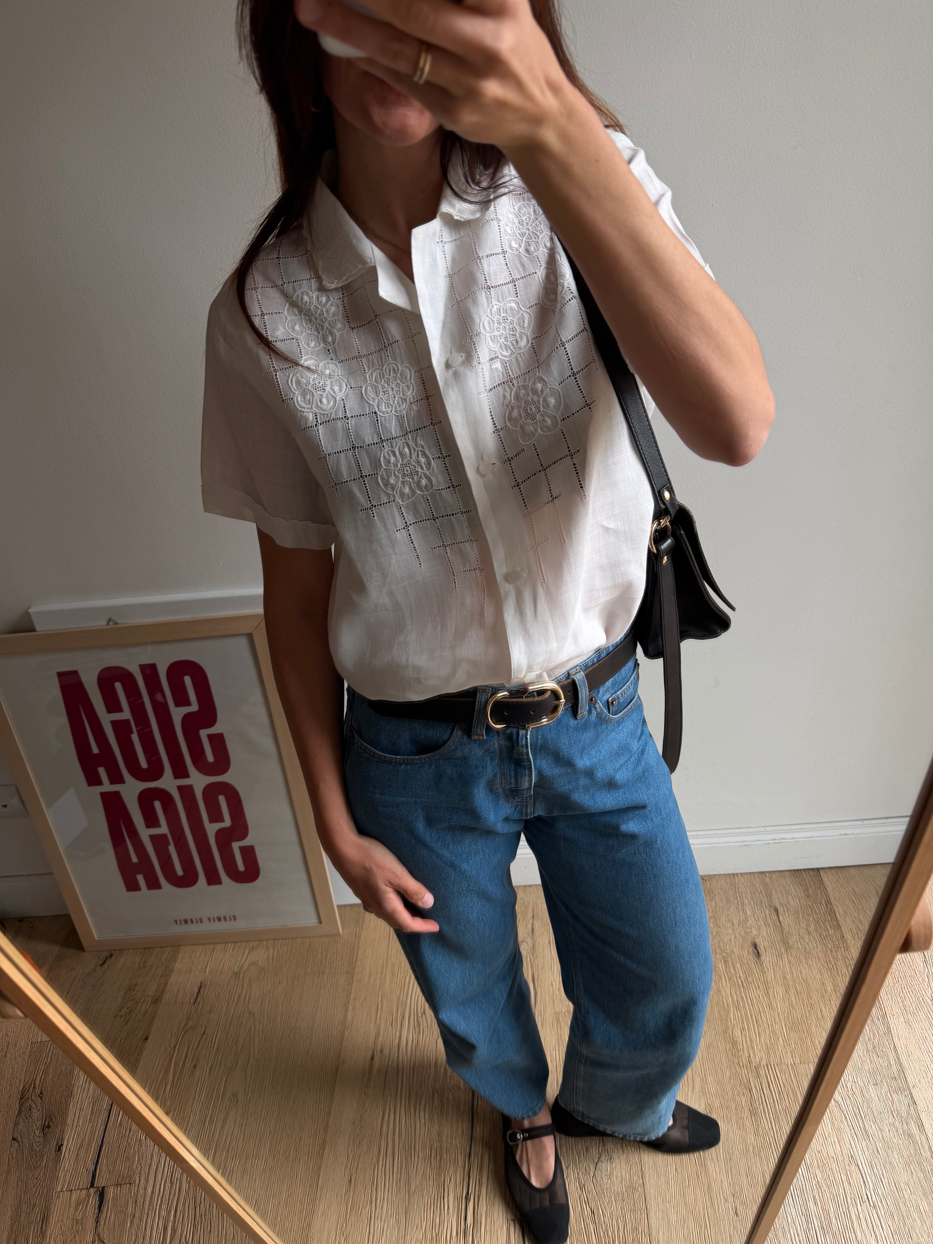 CAMICIA IN LINO RICAMATO