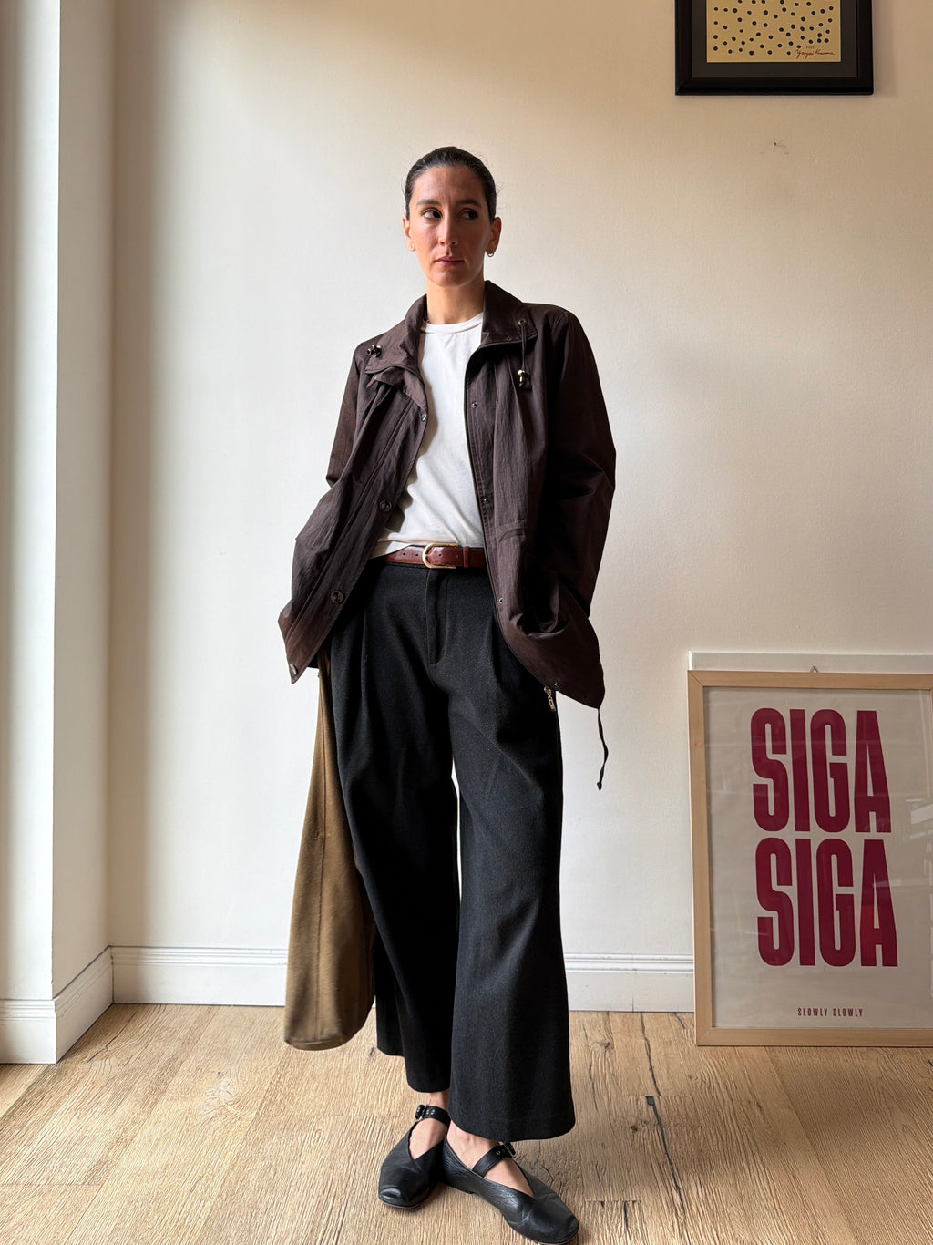 GIACCA IMPERMEABILE MARRONE