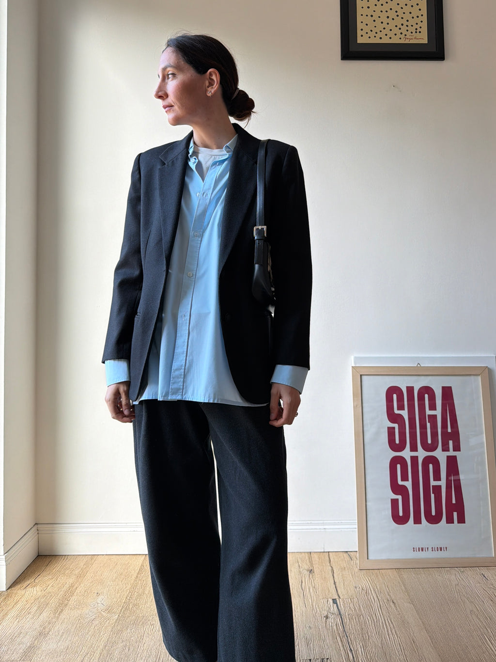 BLAZER IN LANA NERA